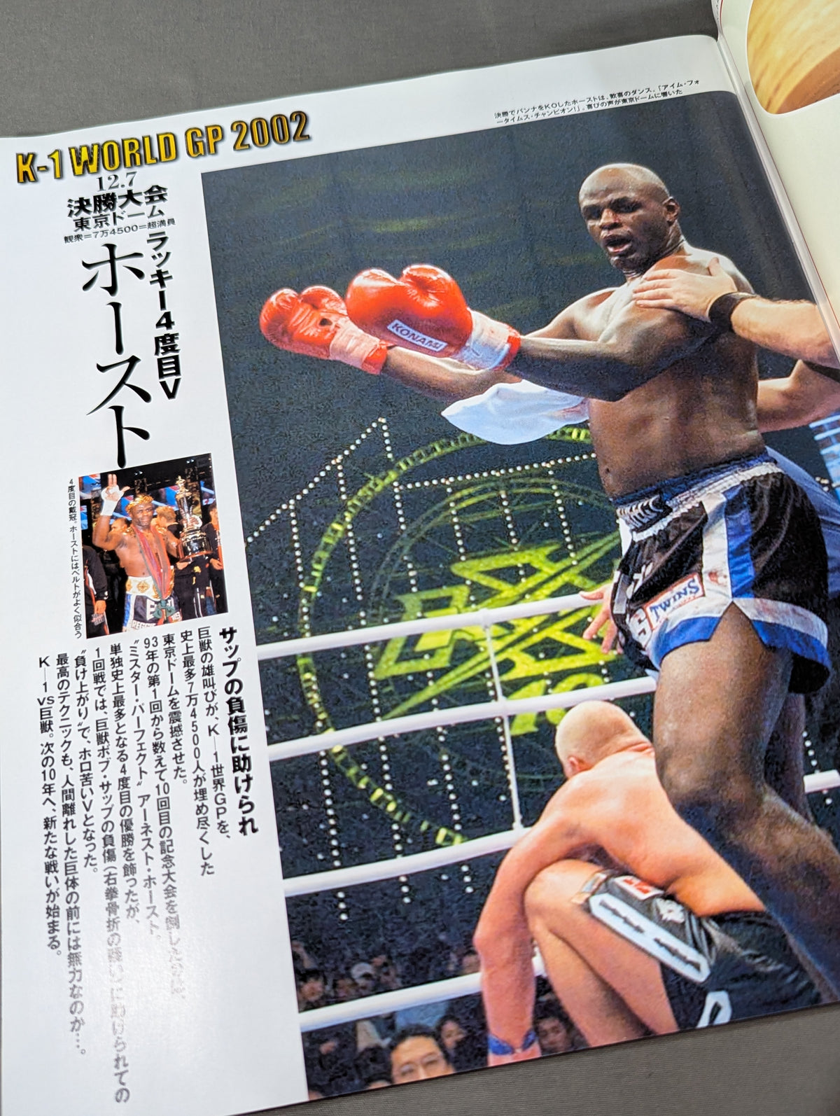 サンケイスポーツ特別版 世界GP決勝速報 2002K-1