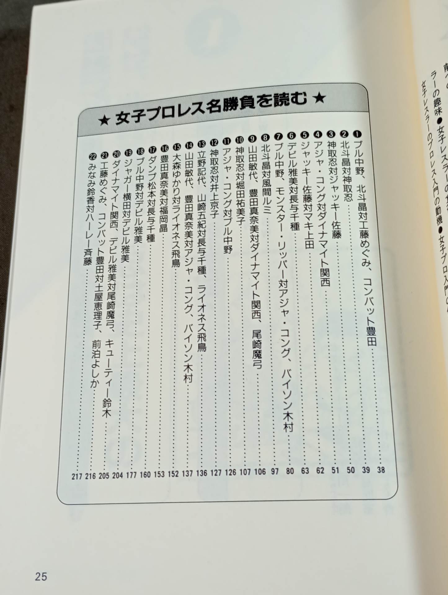 ポケットブック51 女子プロレスの読み方