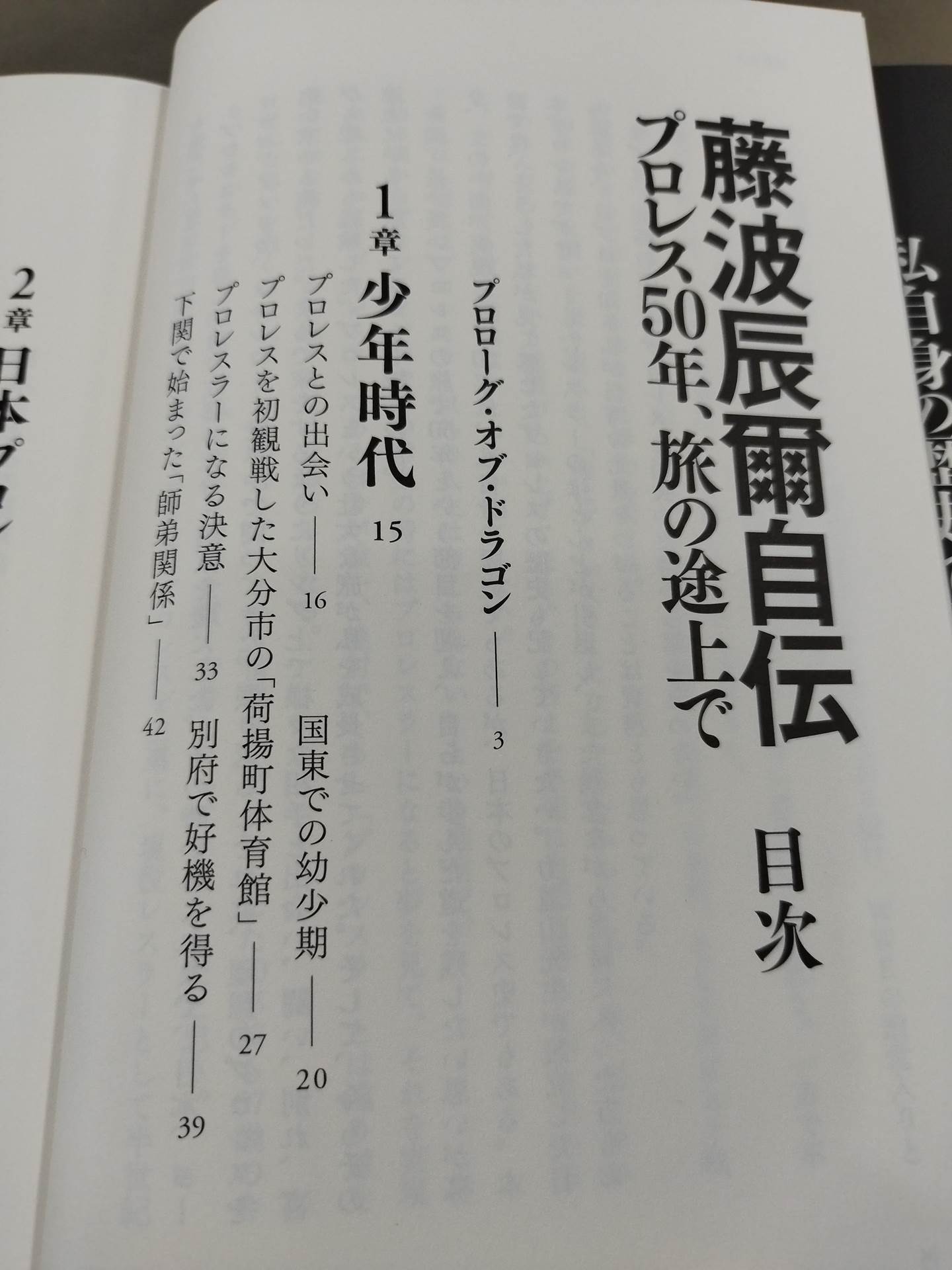 Tatsumi Fujinami Autobiography ROAD of the DRAGON 50 years of Pro Wrestling, on the road