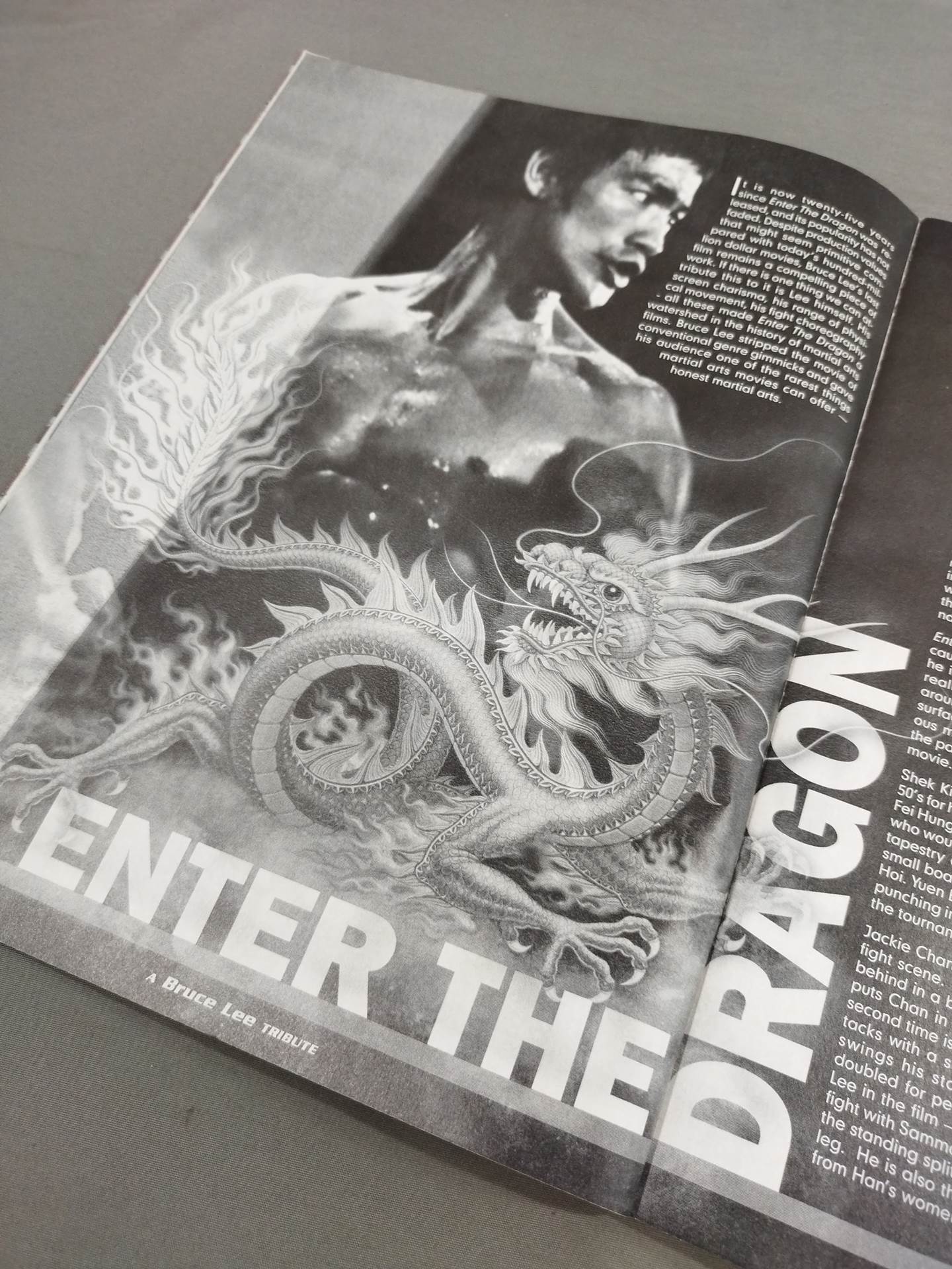 KUNGFU A TRIBUTE TO Bruce Lee 25th ANNIVERSARY Enter the Dragon