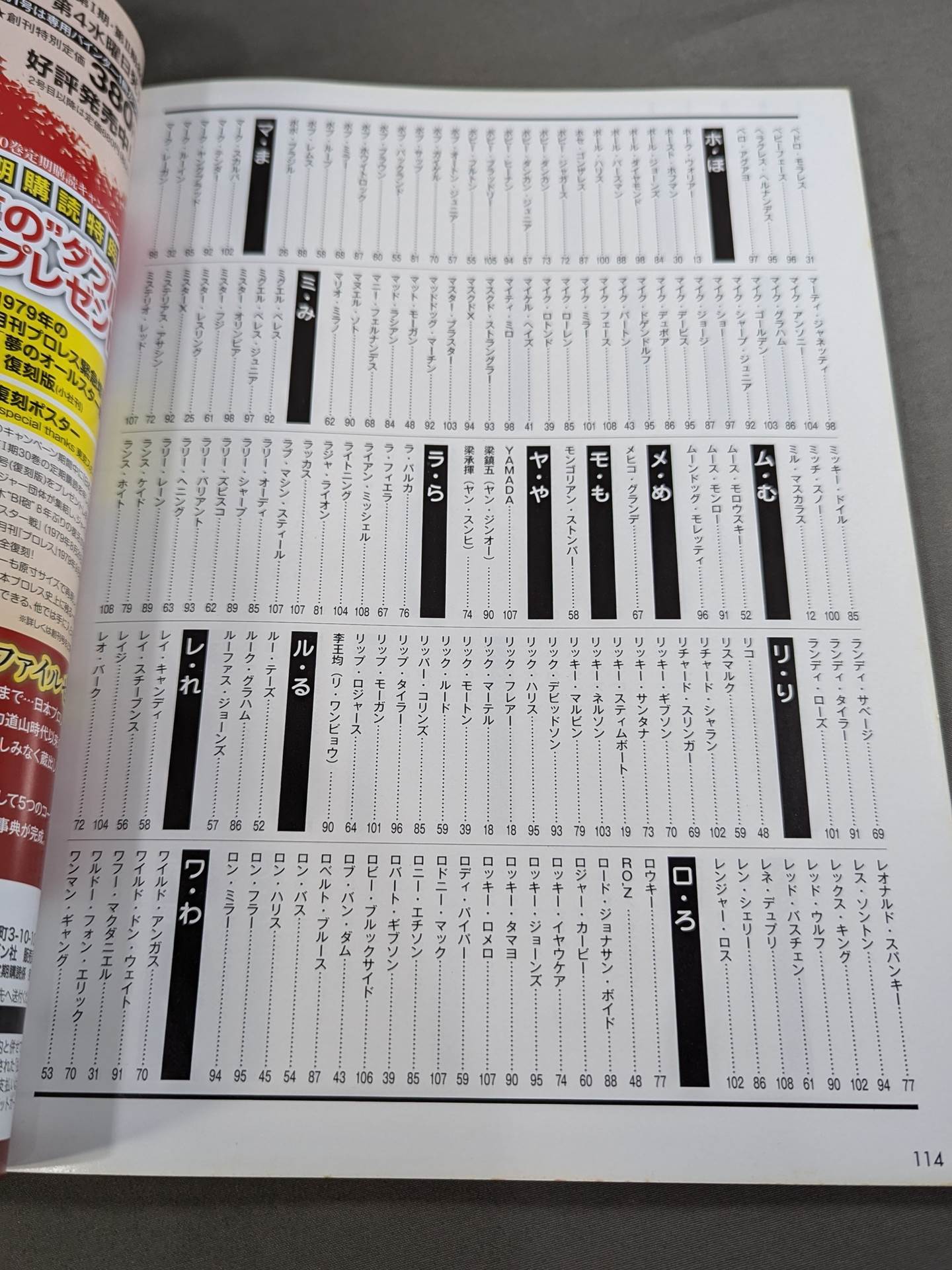 All Japan Pro Wrestling Foreign fighters encyclopedia / All Japan Pro Wrestling 40th Anniversary Special Project