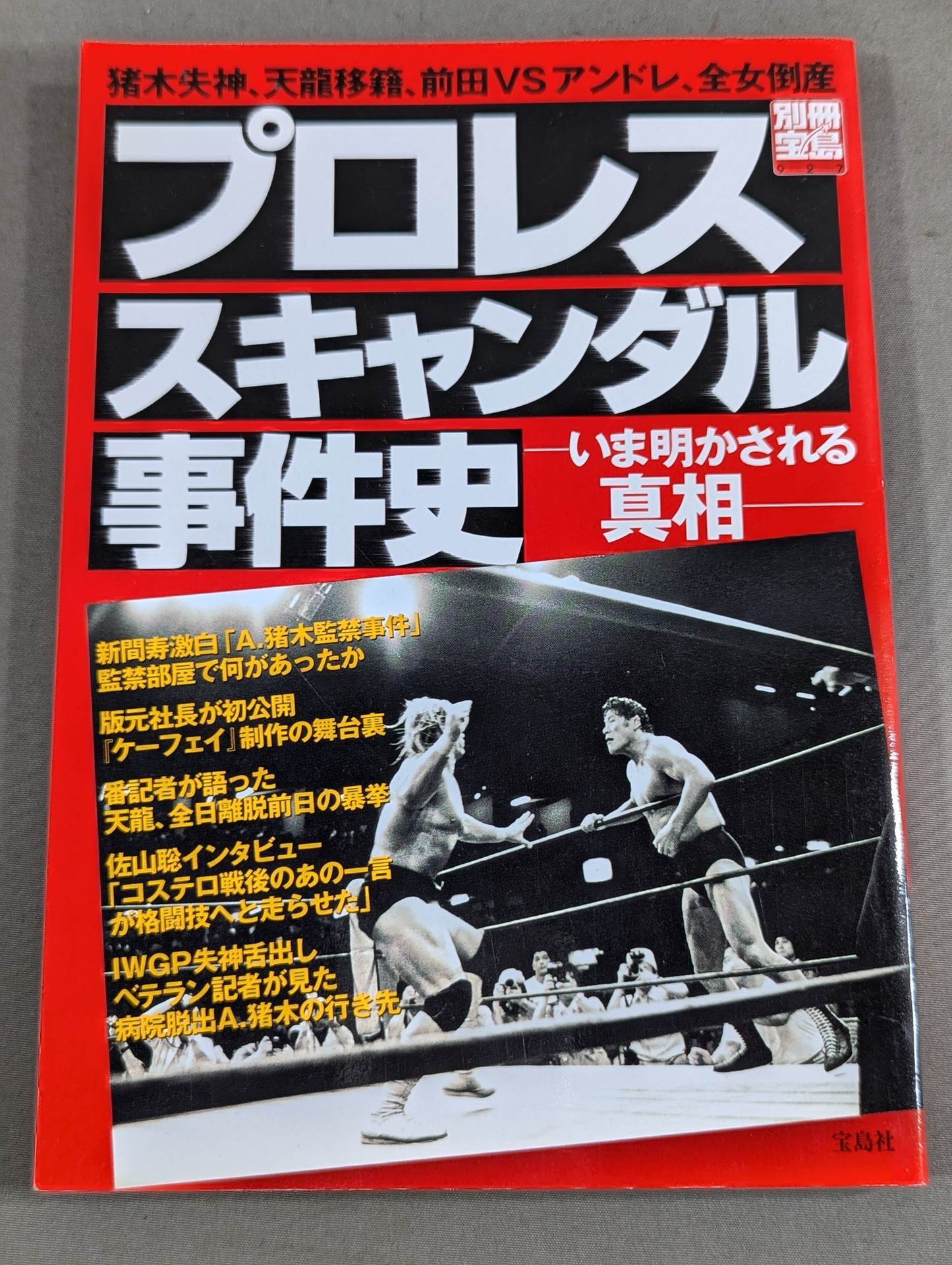 別冊宝島927 プロレススキャンダル事件史―いま明かされる真相―
