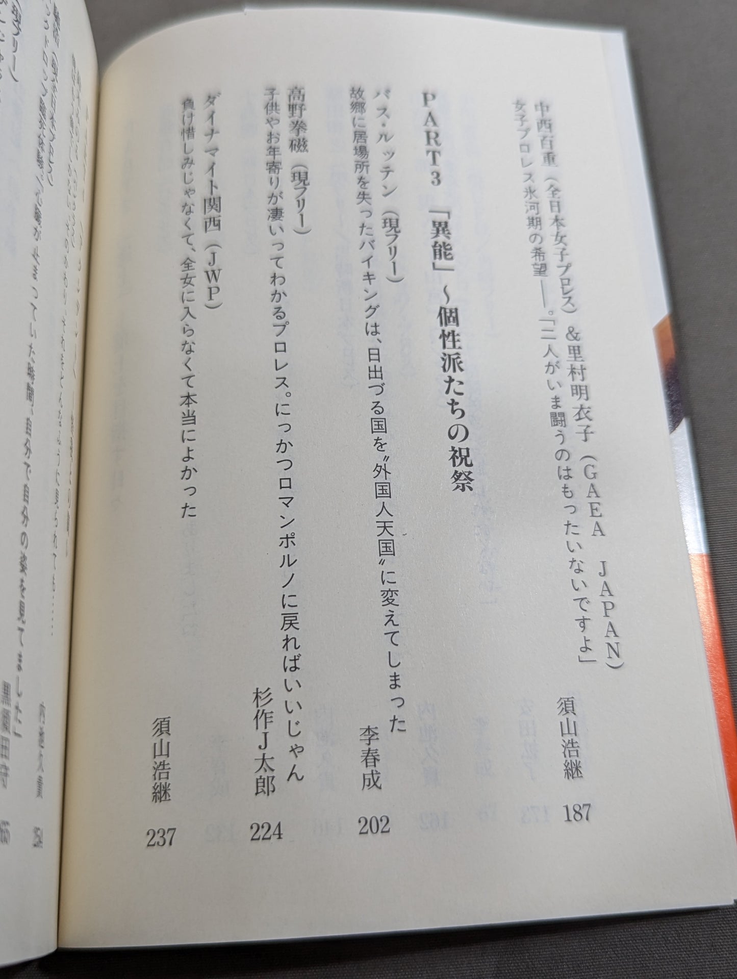 激白 プロレスラー烈伝