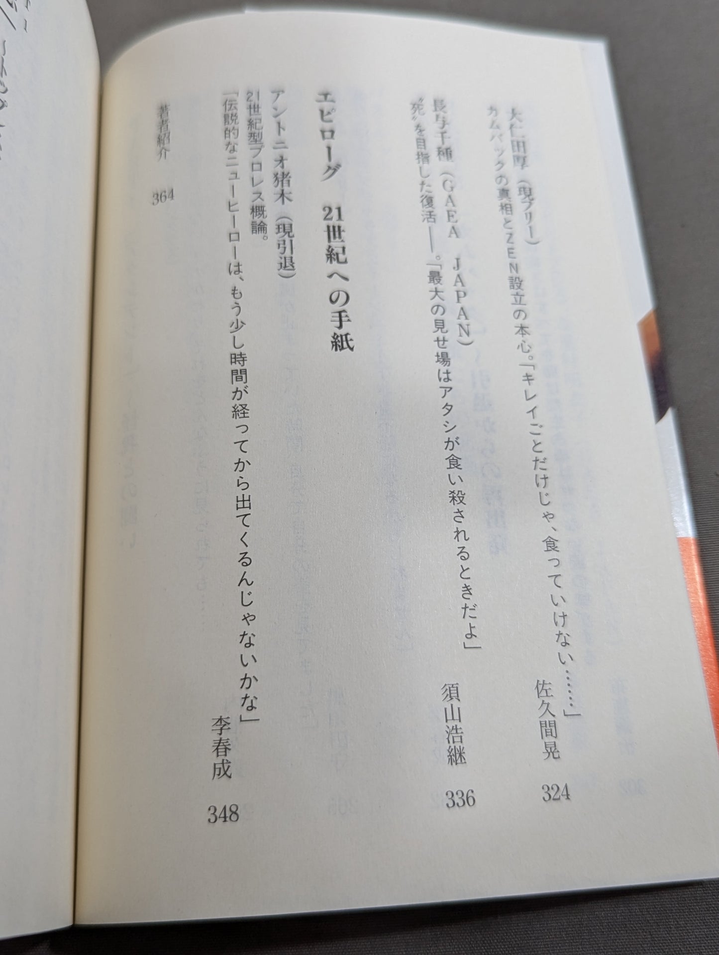 激白 プロレスラー烈伝