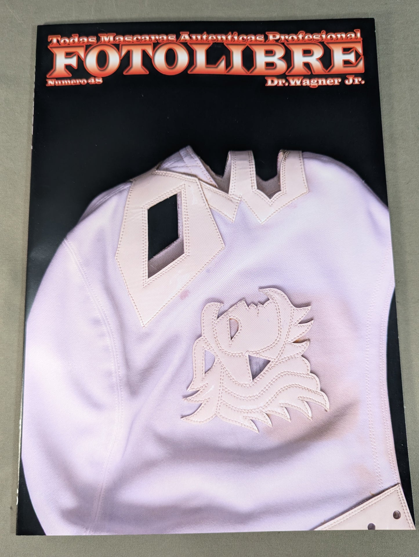 【ドクトル・ワグナーJr. 直筆サイン入り】FOTOLIBRE de Mascara Numero.48