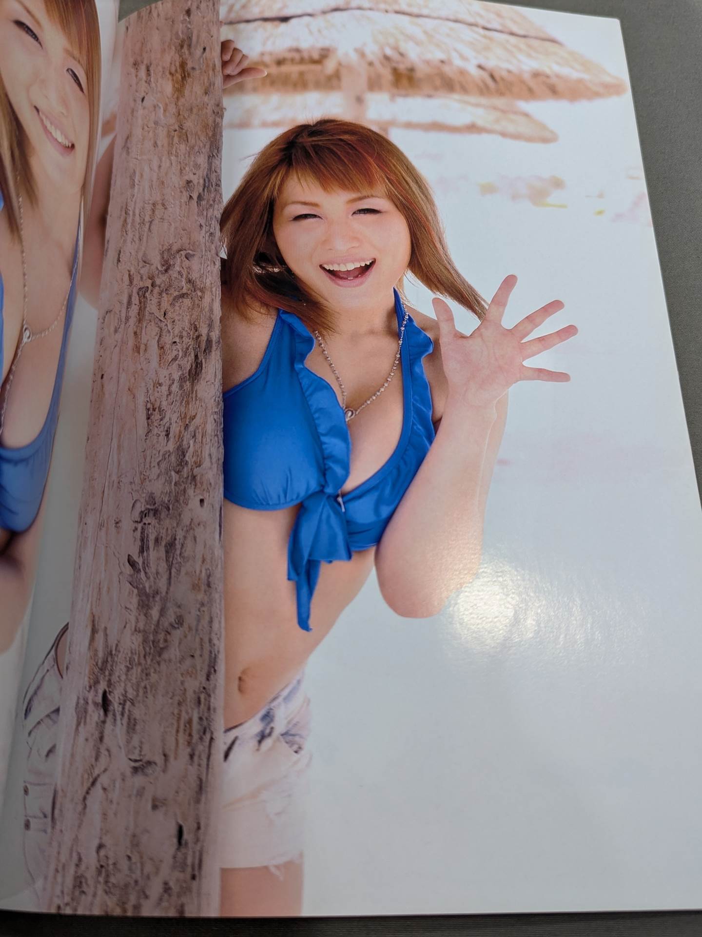 [Io Shirai (Iyo Sky) hand signed autograph 】FOTOLIBRE de Mascara Numero.34