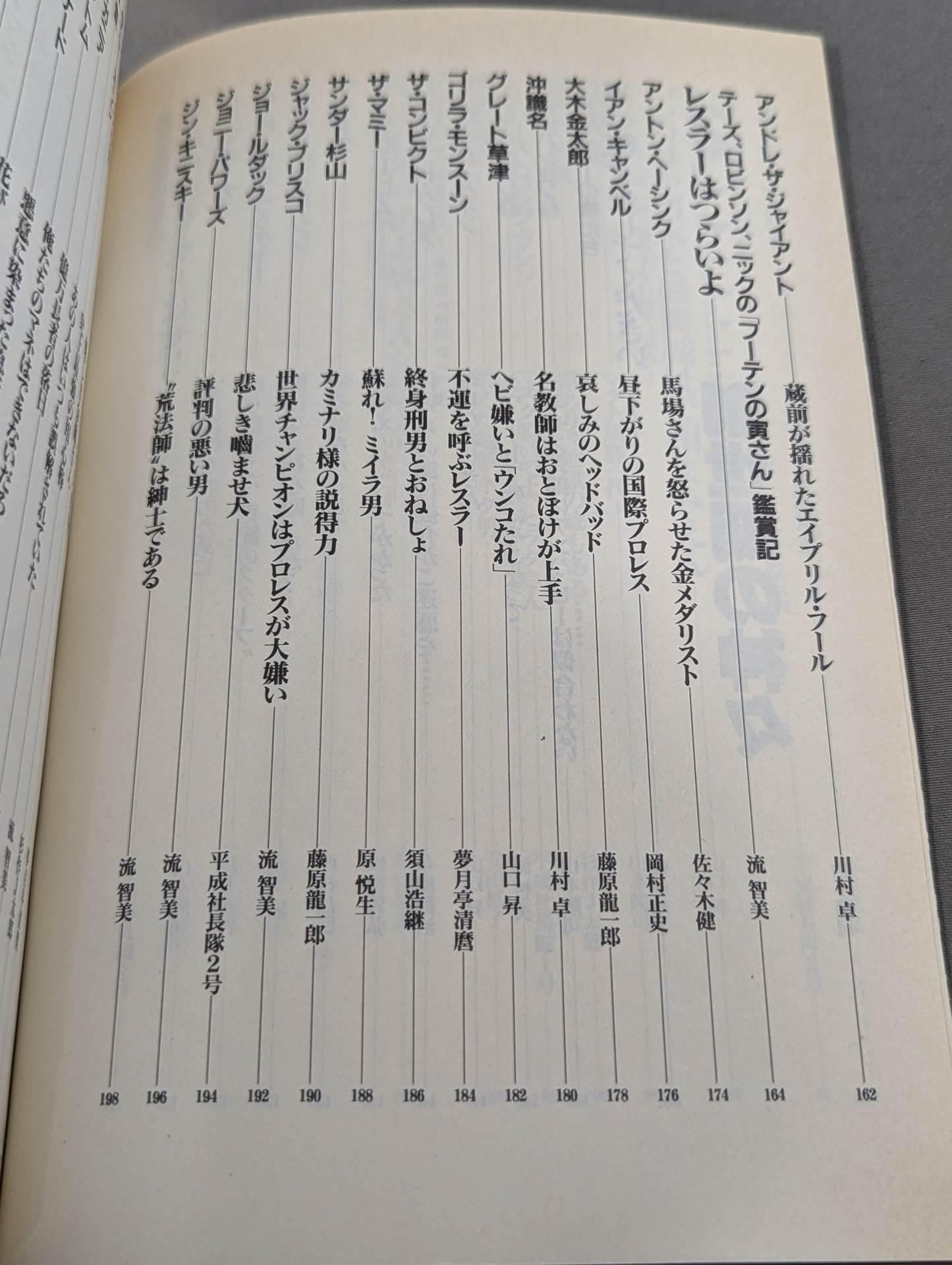 Bessatsu Takarajima 204 Pro Wrestler ㊙ Reader Uncover the identities of shining heroes!