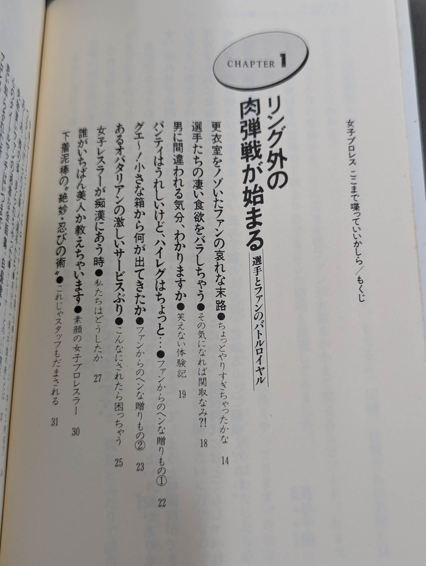 女子プロレス、ここまで喋っていいかしら