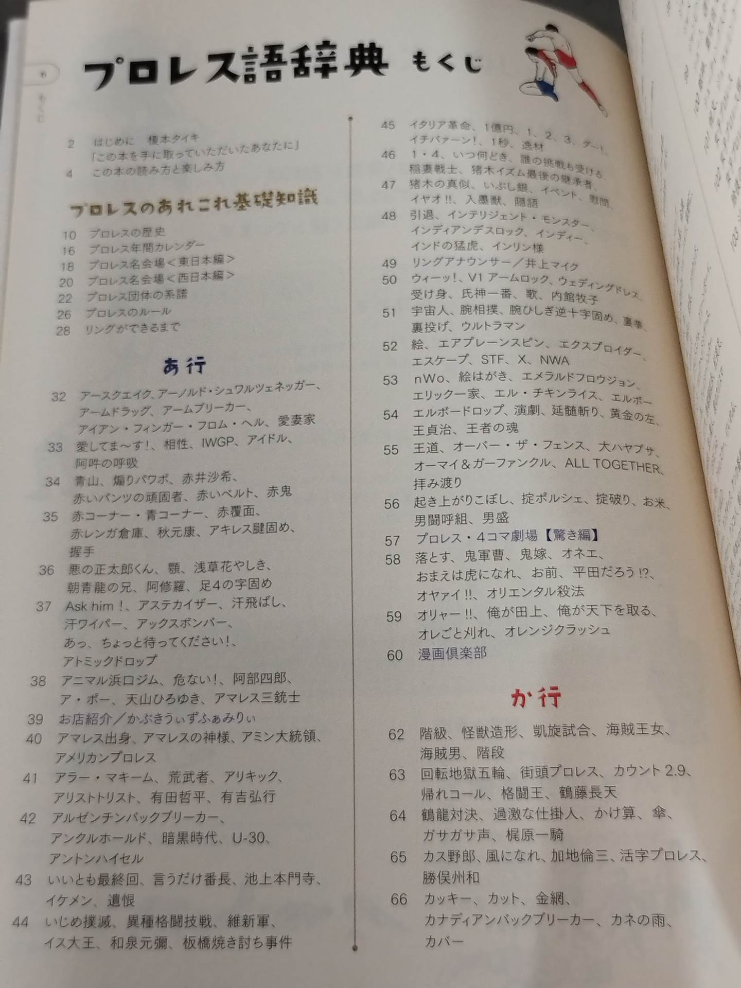 プロレス語辞典 プロレスにまつわる言葉をイラストと豆知識で元気に読み解く