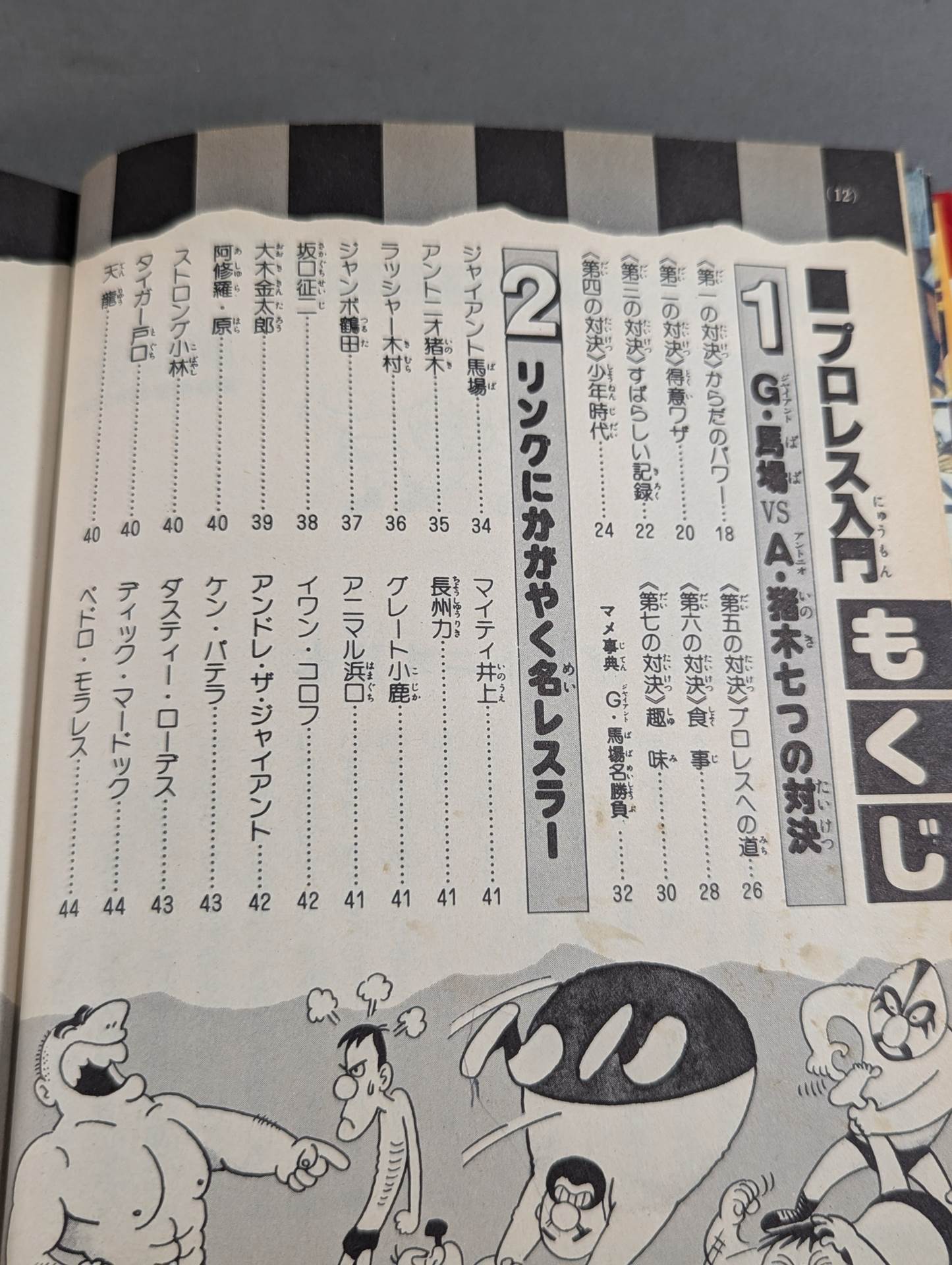 プロレス入門 小学館入門百科シリーズ⑨(表紙:BI砲・ピースサイン)