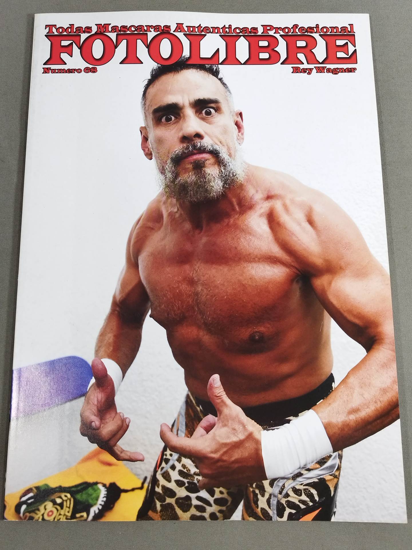 【ドクトル・ワグナー・Jr. 直筆サイン入り】FOTOLIBRE de Mascara Numero.68