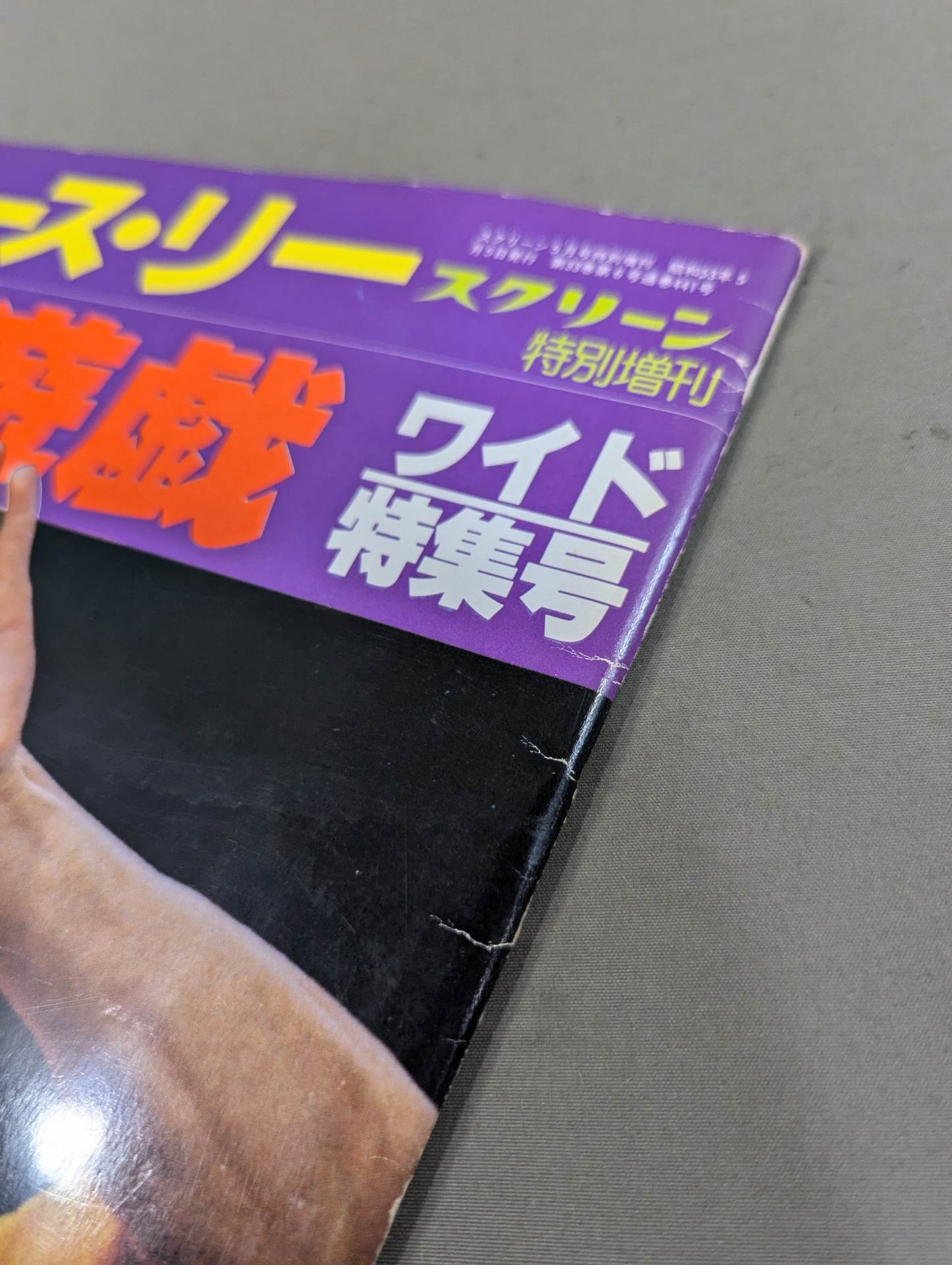 スクリーン特別増刊 ブルース・リー 死亡遊戯 ワイド特集号