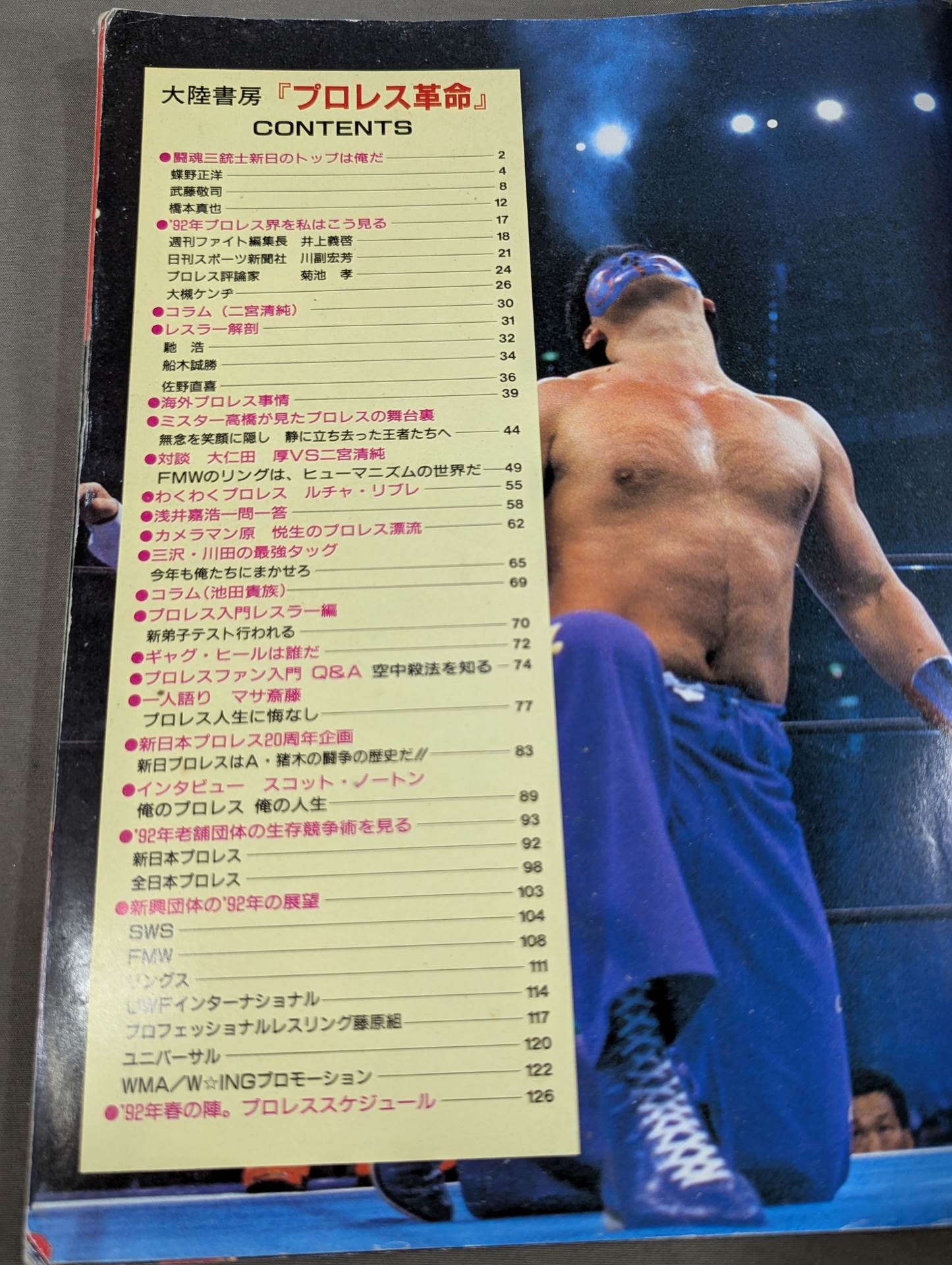 プロレス革命(レボリューション) vol.2 特集闘魂三銃士・爆砕準備完了!