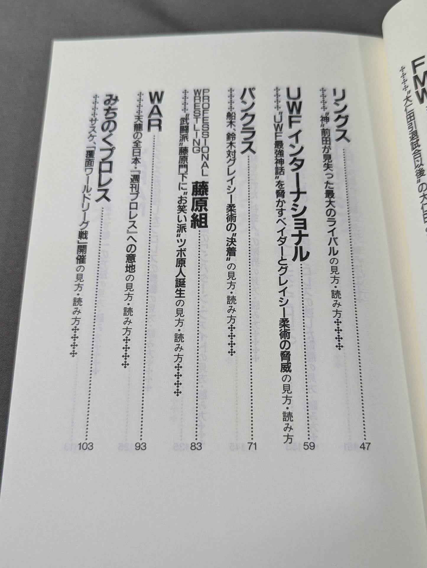 ポケットブック83 平成プロレス30団体の見方・読み方