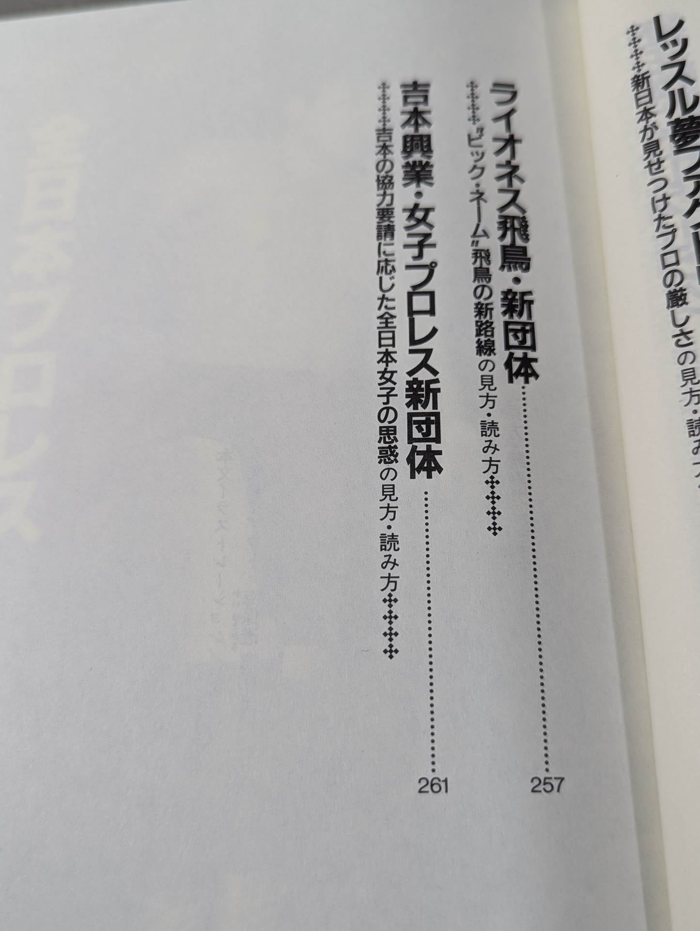 ポケットブック83 平成プロレス30団体の見方・読み方