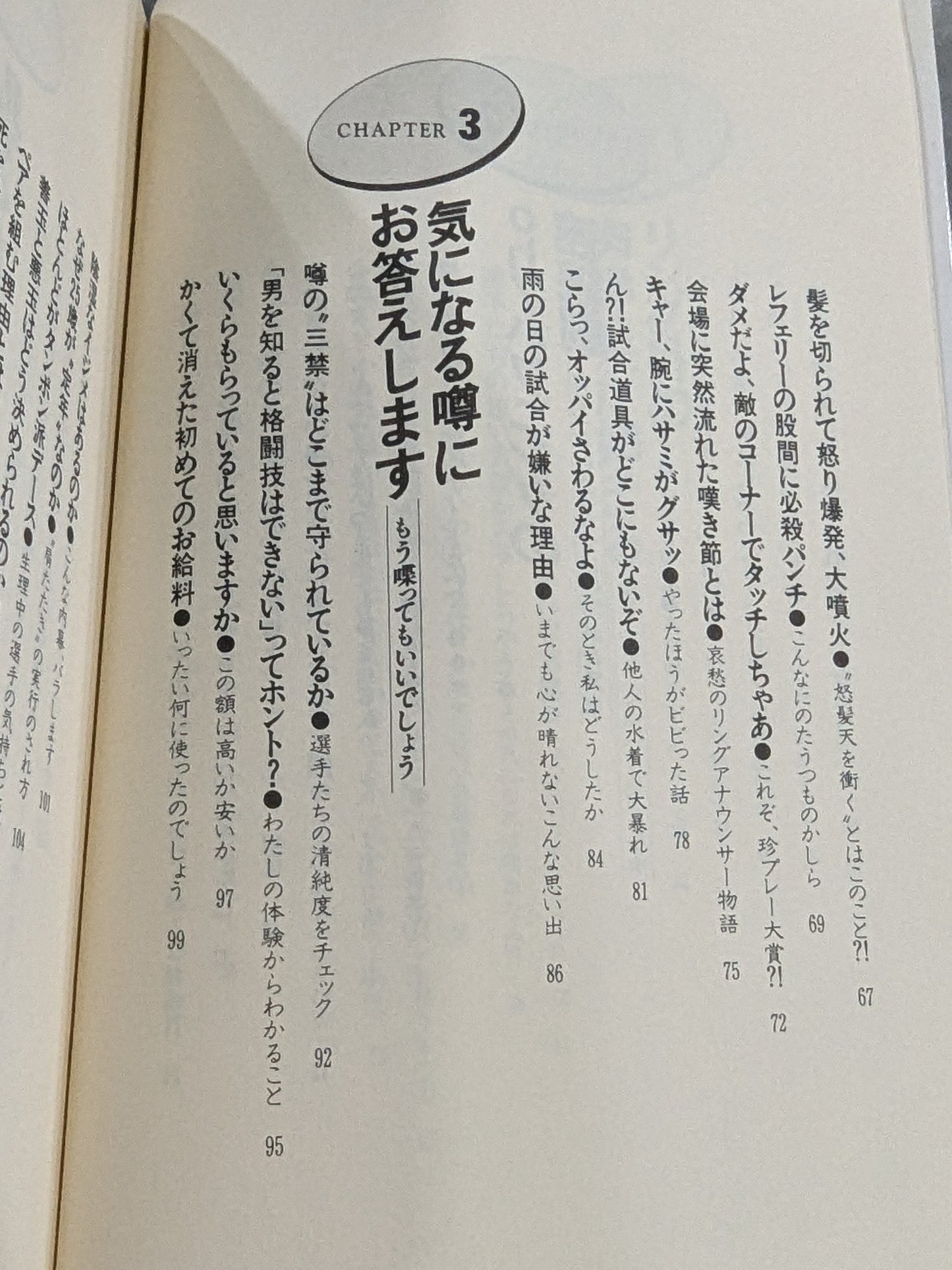 女子プロレス、ここまで喋っていいかしら
