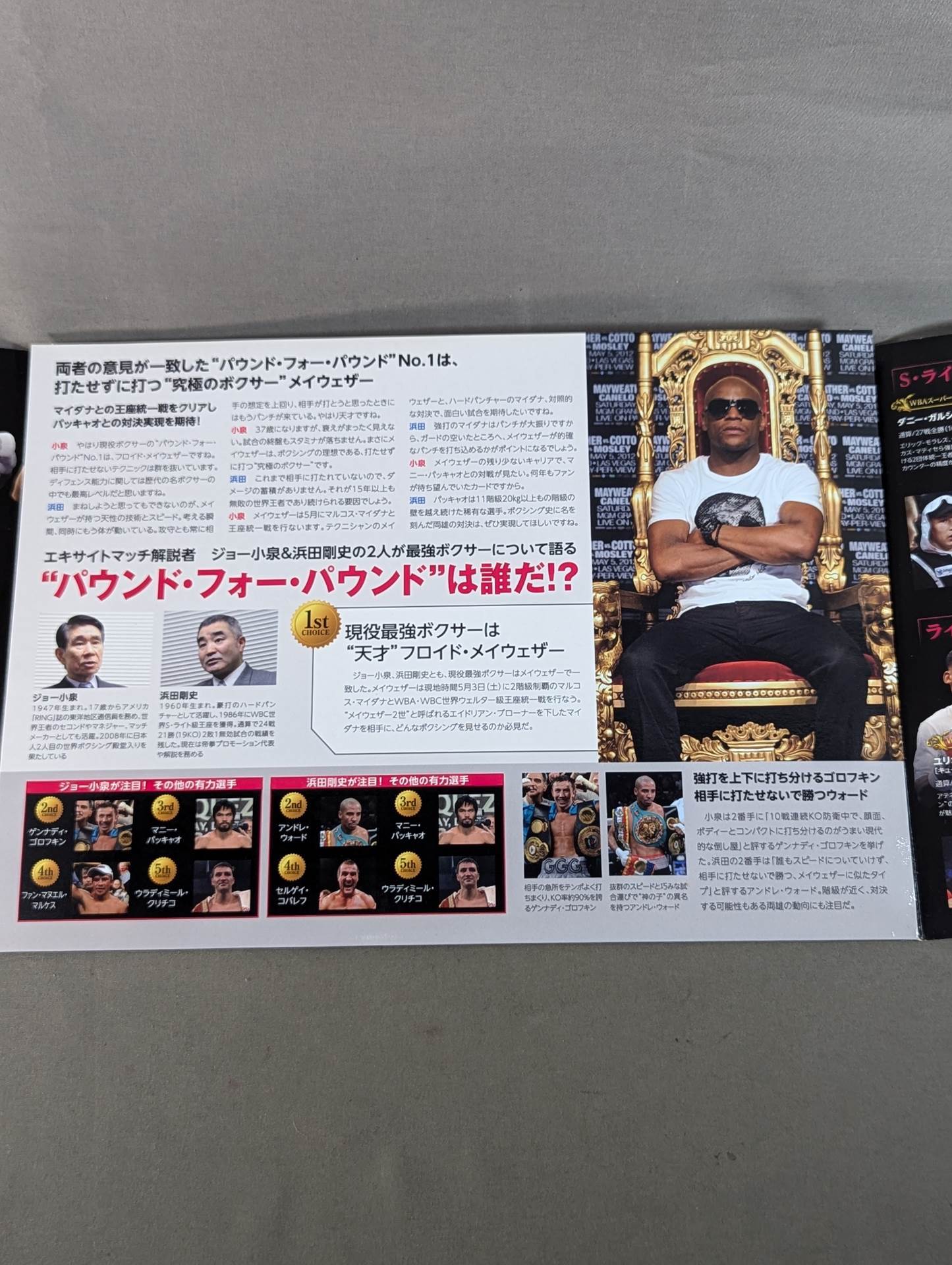 WOWOW Excite Match 注目選手名鑑 2014年春号