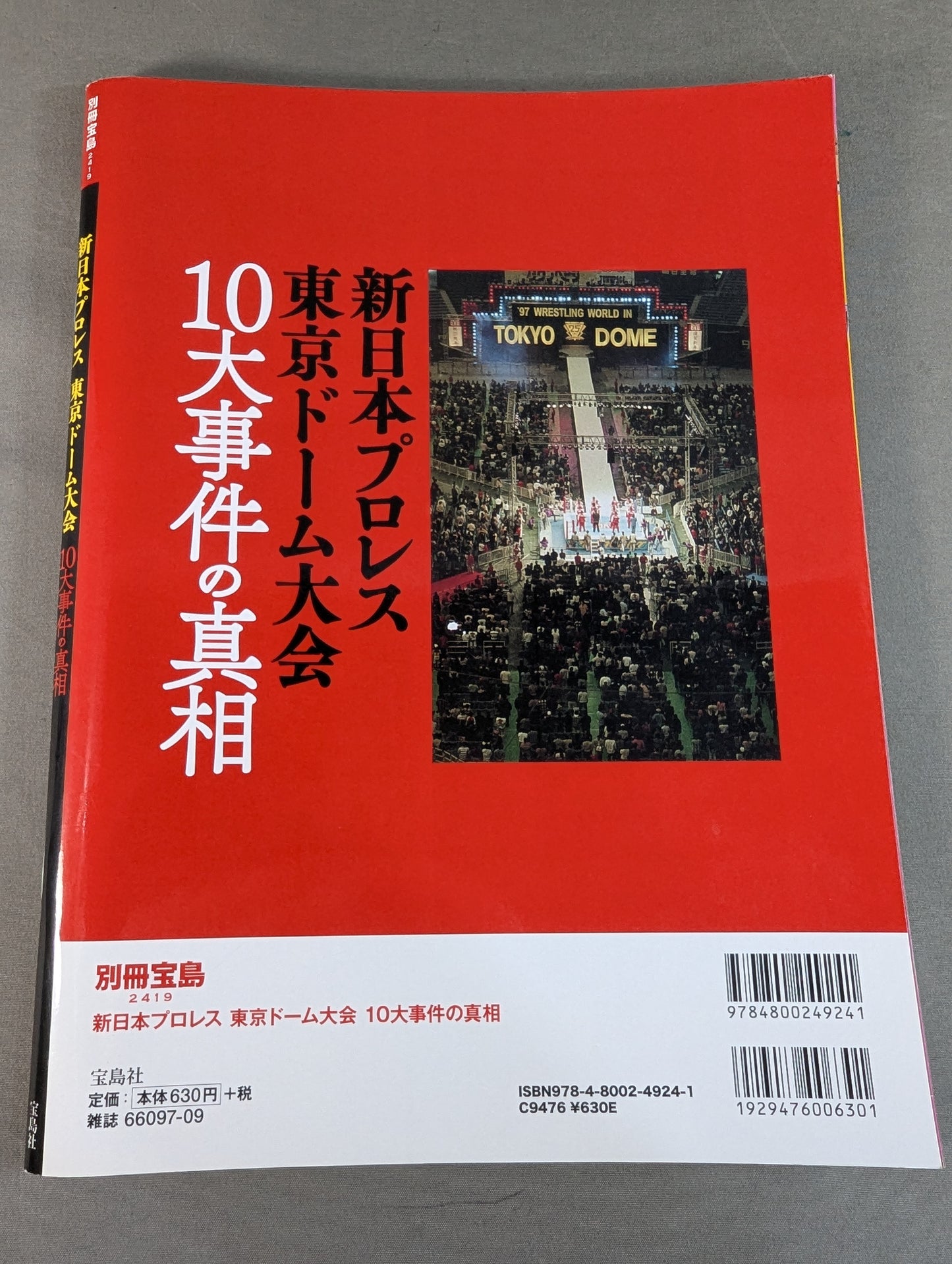 別冊宝島2419 新日本プロレス 東京ドーム大会 10大事件の真相