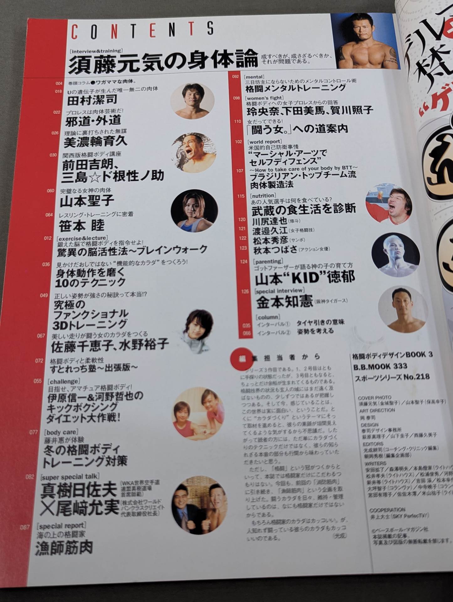 格闘ボディデザインBOOK3 闘うためのカラダづくり「心」・「技」・「体」