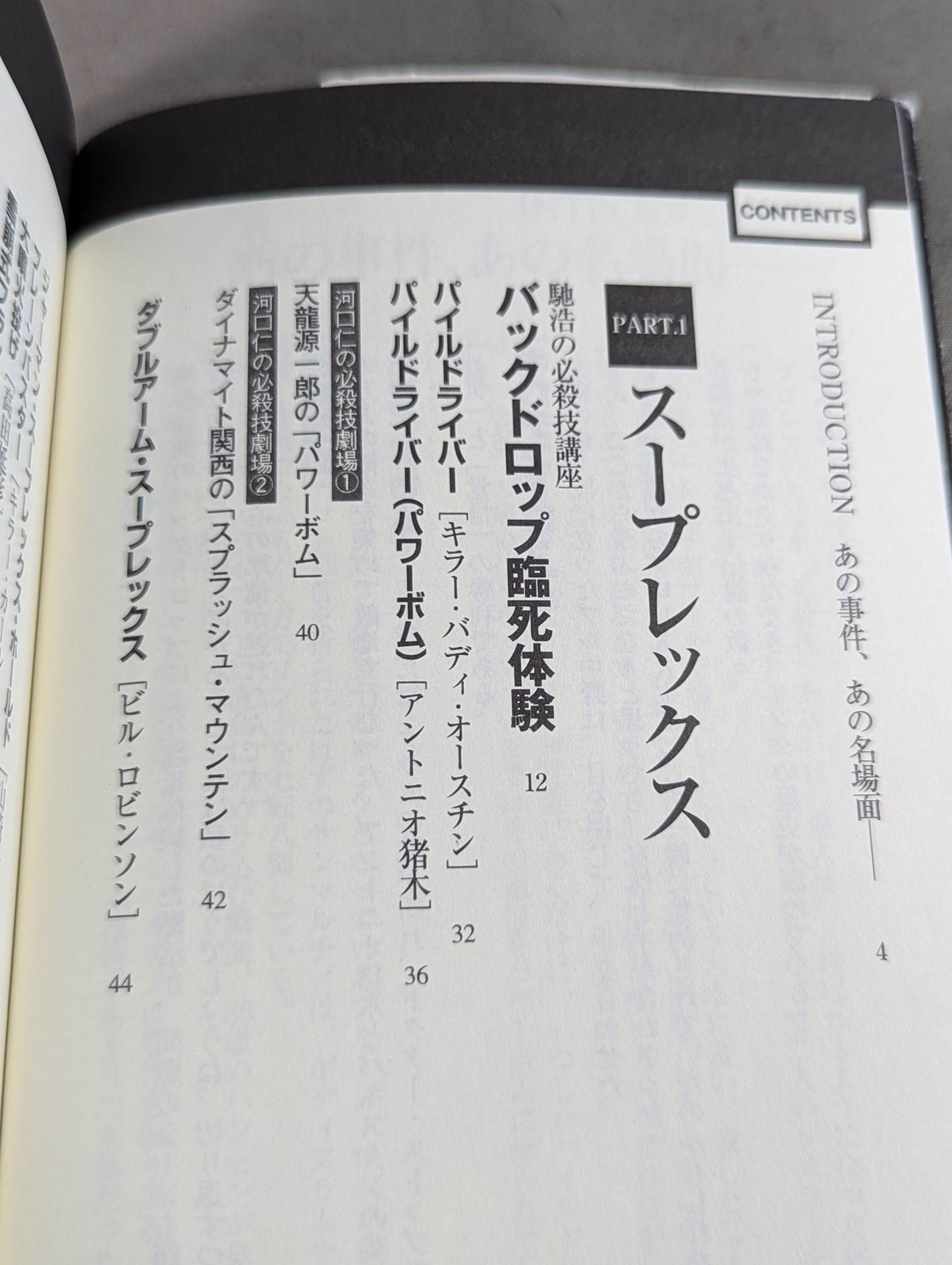 懐かしのプロレス技、一挙公開