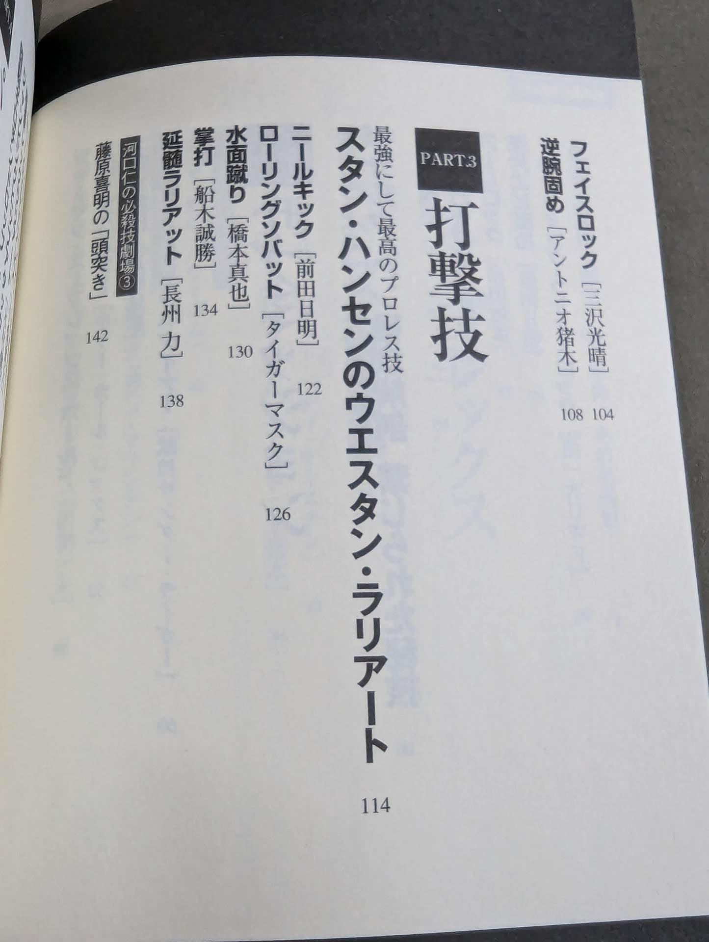 懐かしのプロレス技、一挙公開