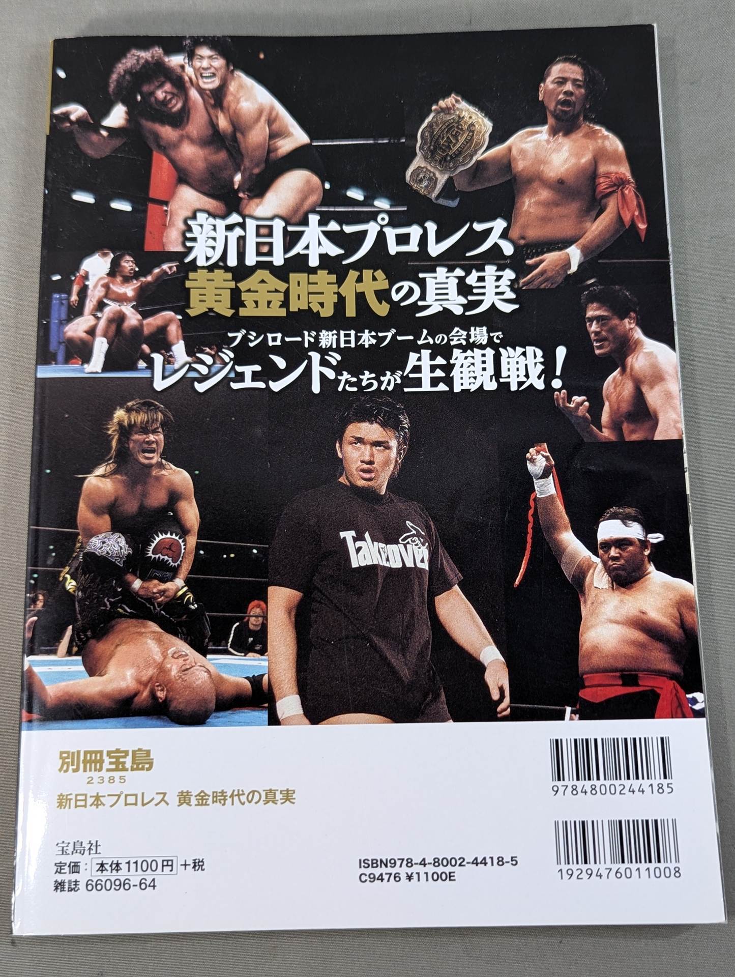 Separate volume Treasure Island 2385 The truth of the golden age of New Japan Pro Wrestling Legendary alumni are grateful! Past Present