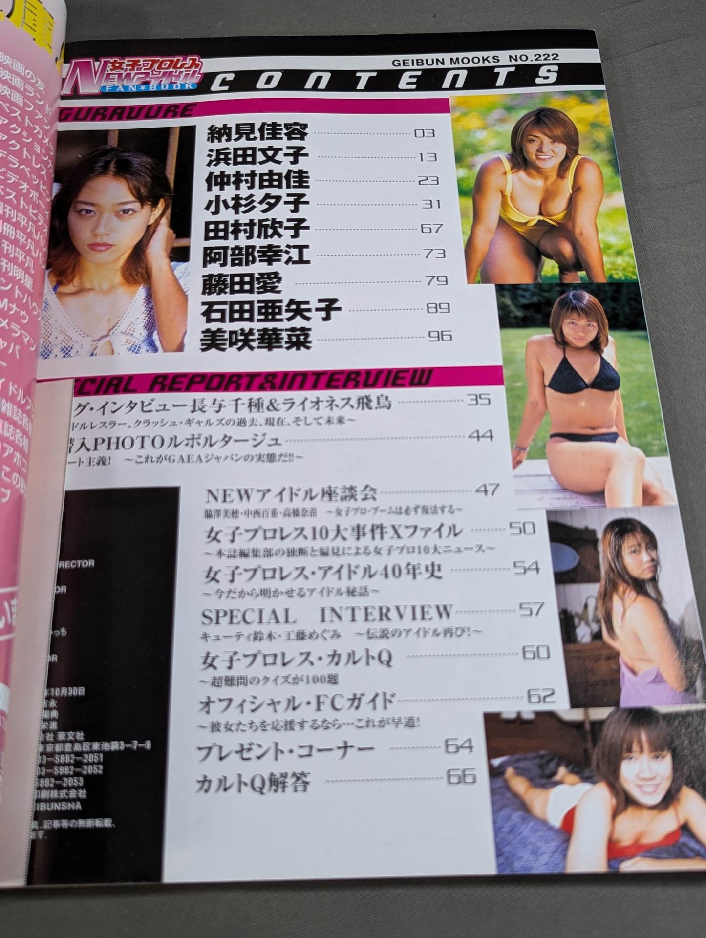 女子プロレスNEWアイドル FAN★BOOK