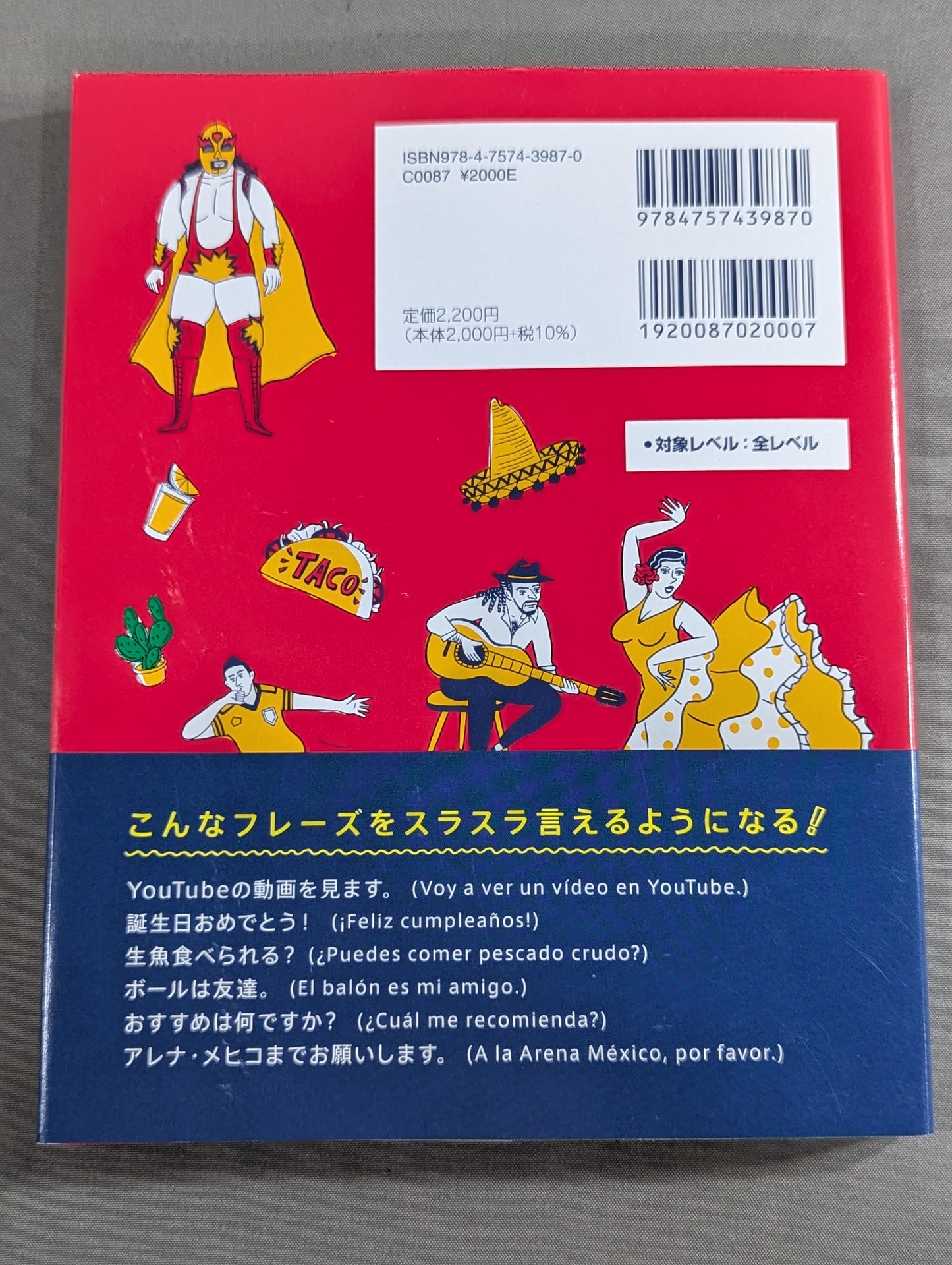 【元井美貴 直筆サイン入り】超初級から話せる スペイン語声出しレッスン
