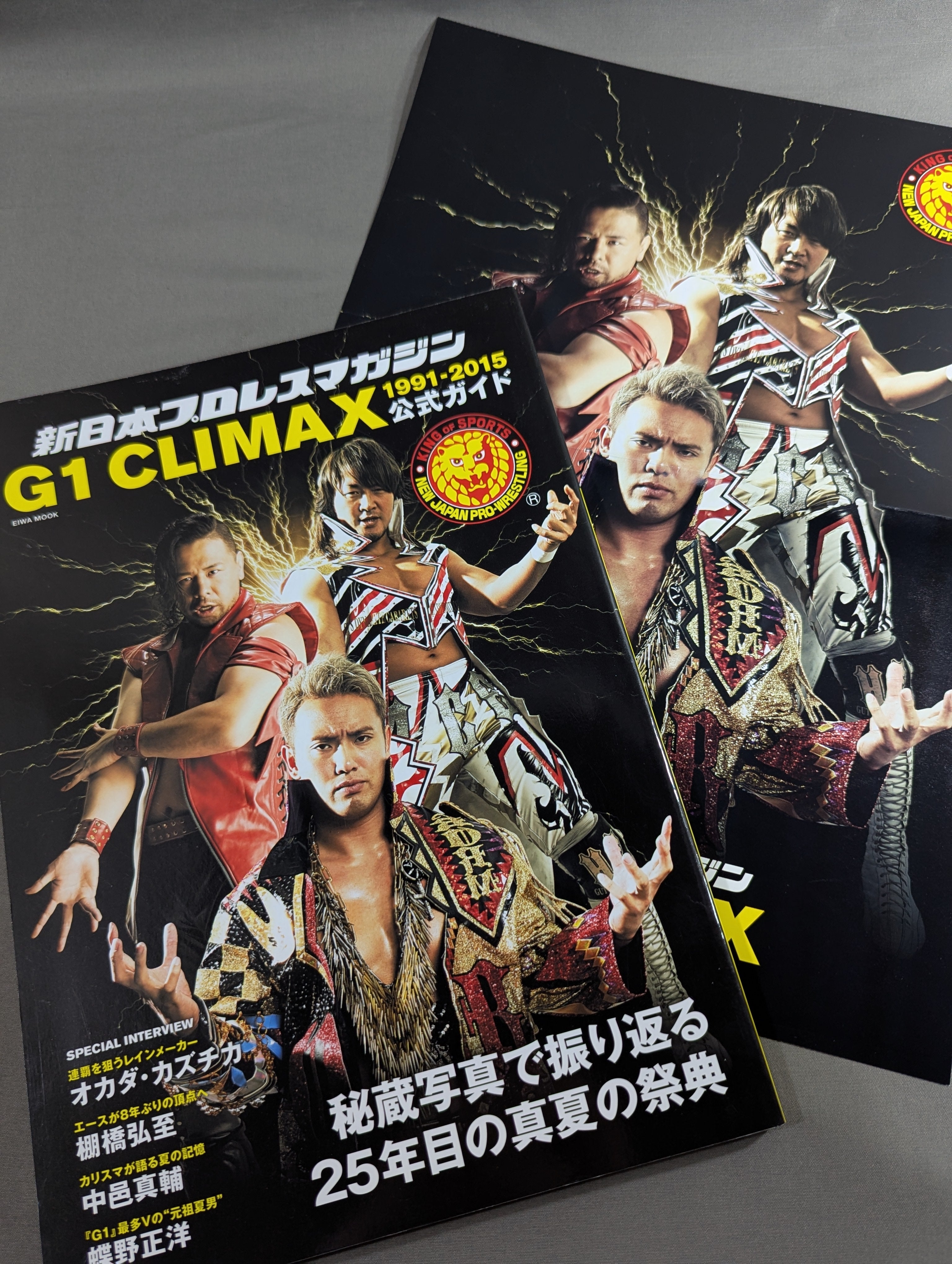 ミニポスター付】新日本プロレスマガジン G1 CLIMAX 1991-2015 公式