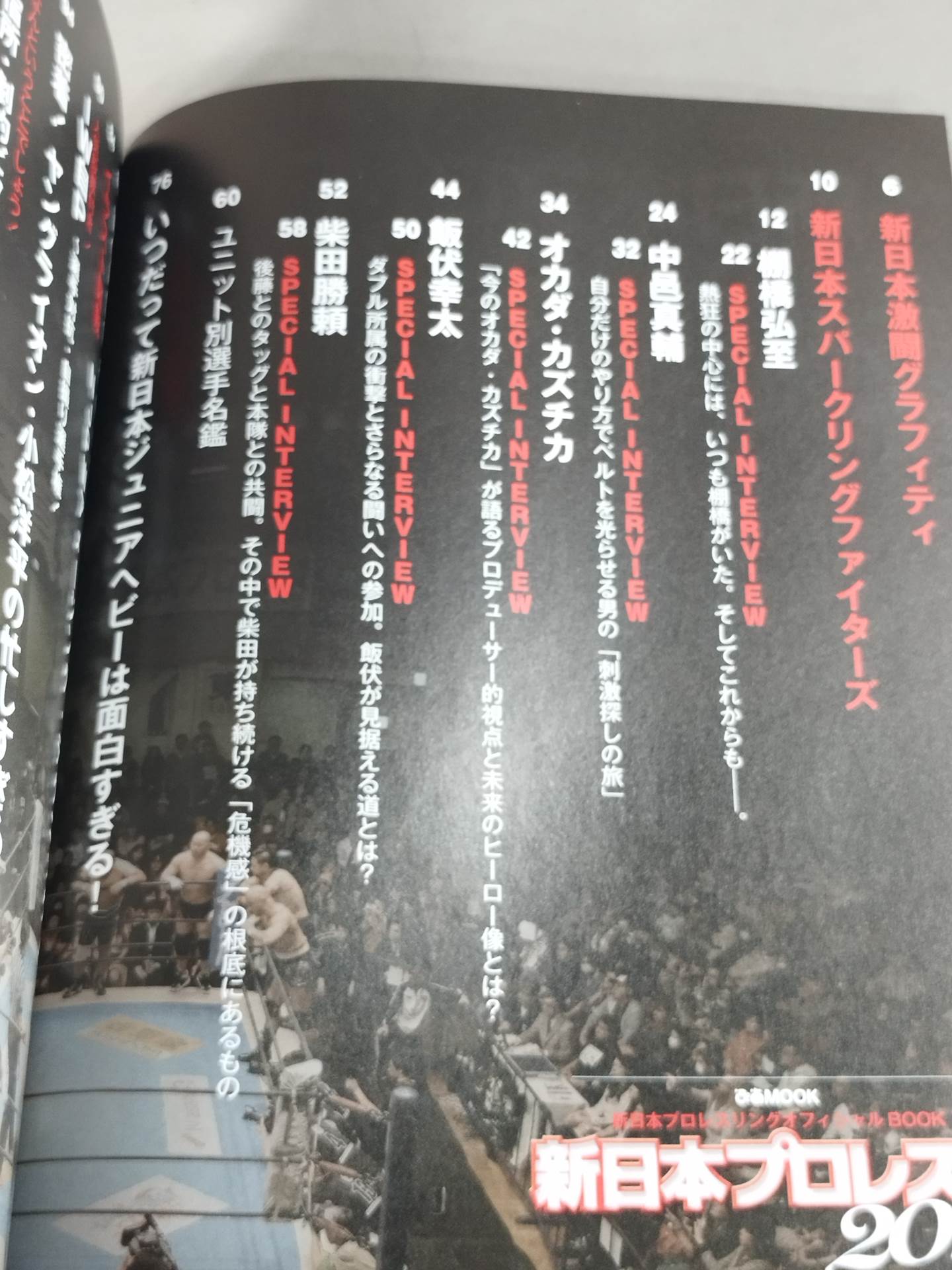 【棚橋弘至 直筆サイン入り】新日本プロレスぴあ2015