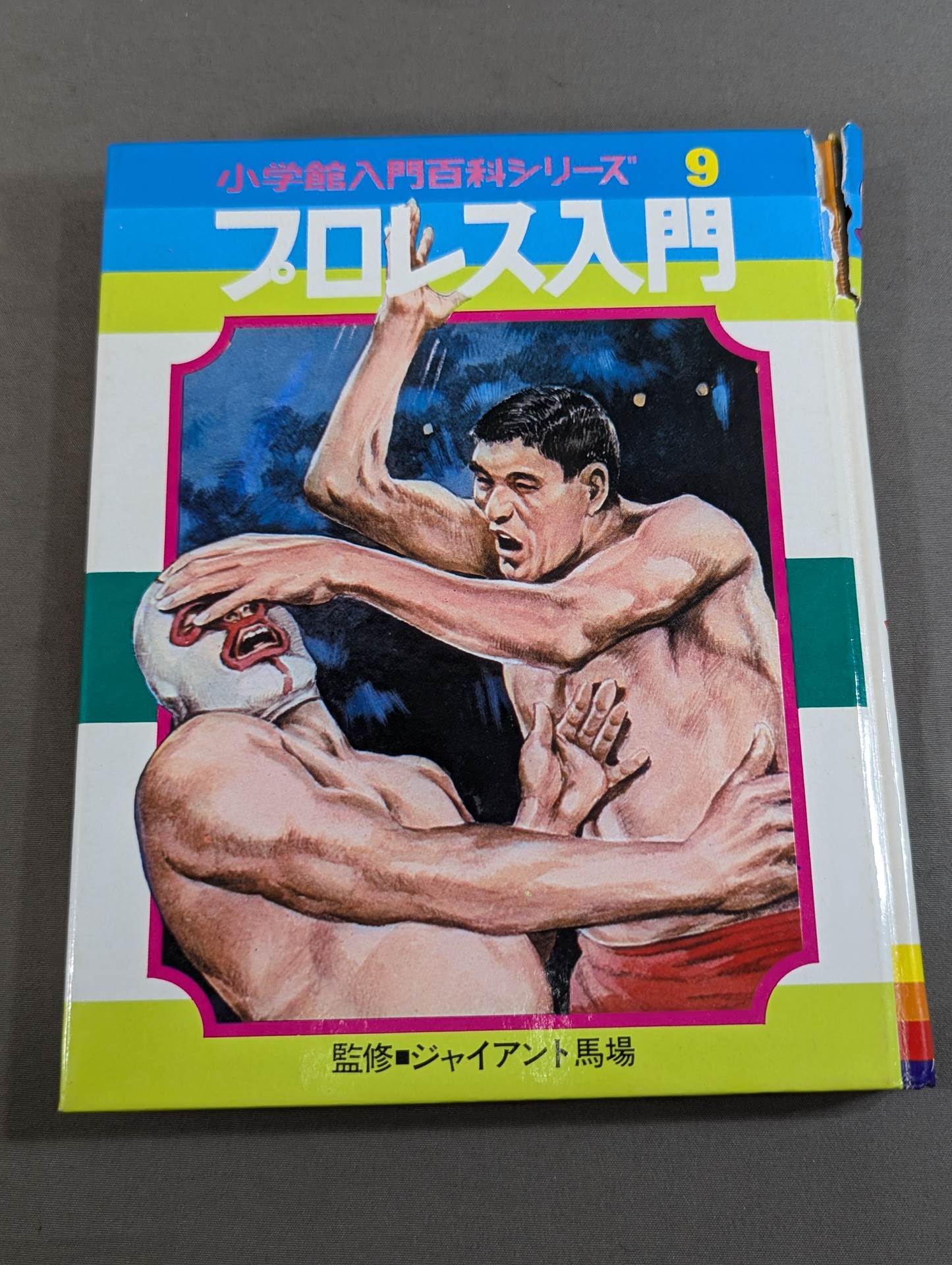 ★初版★ プロレス入門 小学館入門百科シリーズ⑨ (表紙:イラスト)