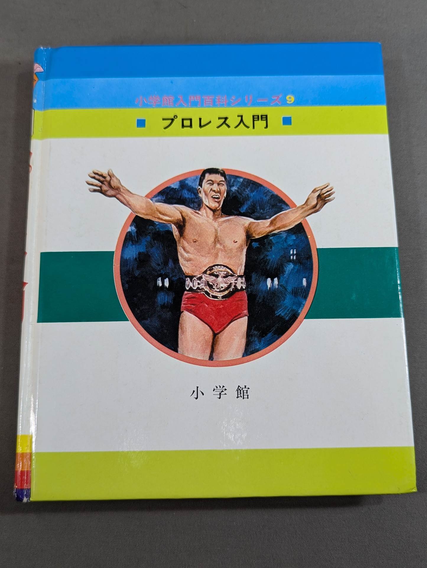 ★初版★ プロレス入門 小学館入門百科シリーズ⑨ (表紙:イラスト)