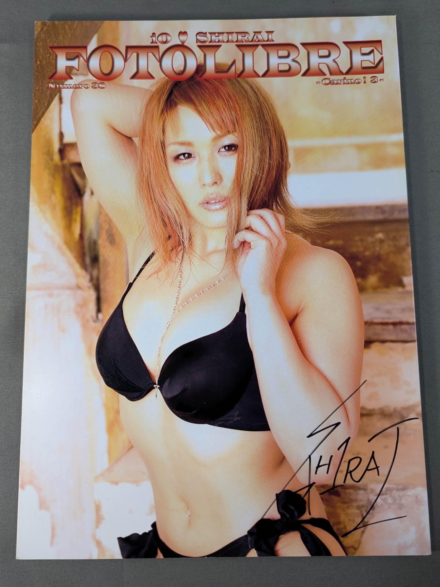 【紫雷イオ 直筆サイン入り】FOTOLIBRE de Mascara Numero.38
