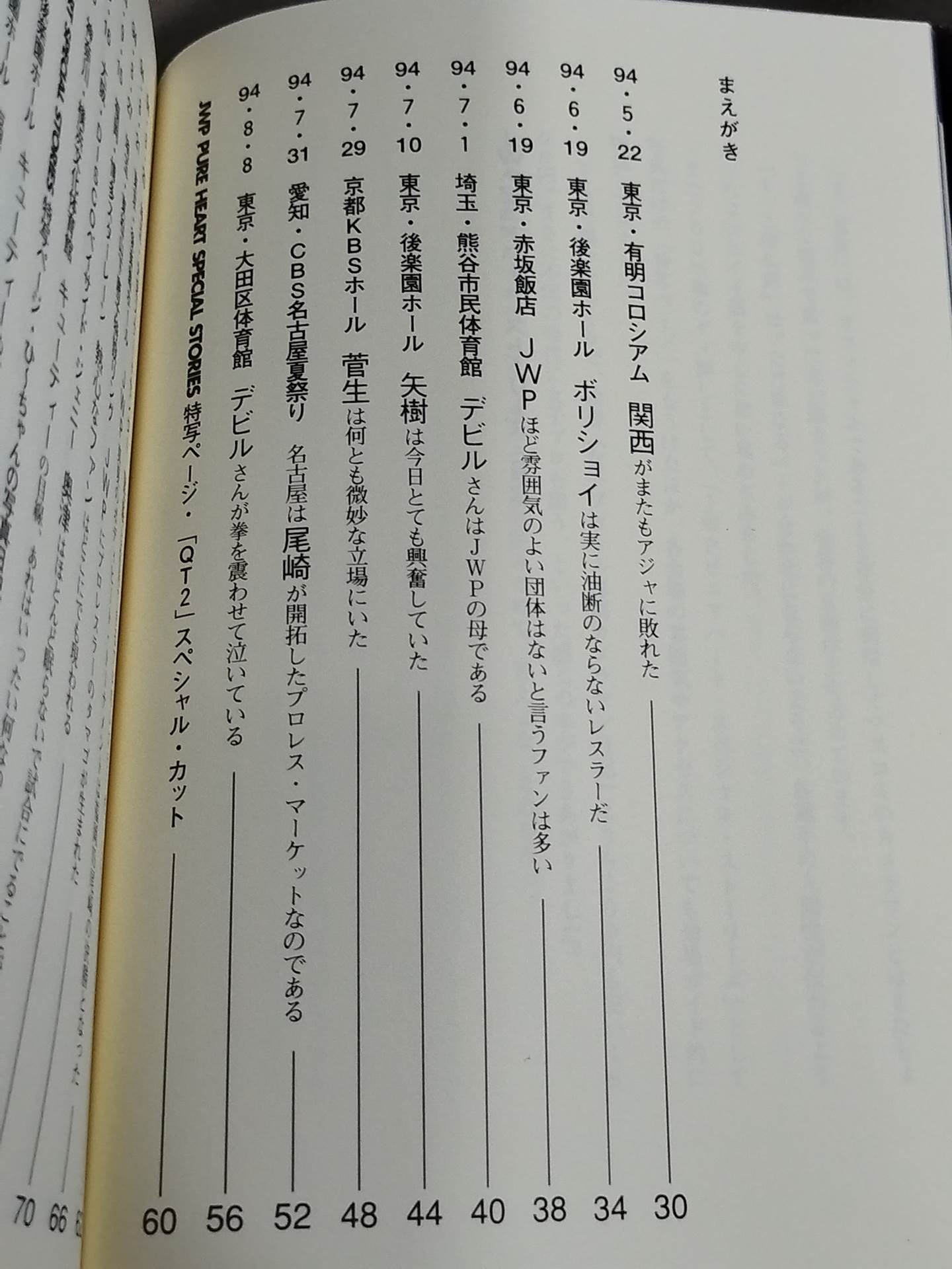 JWP ピュアハート・ストーリーズ 女子プロレス専属カメラマン日記・パート②