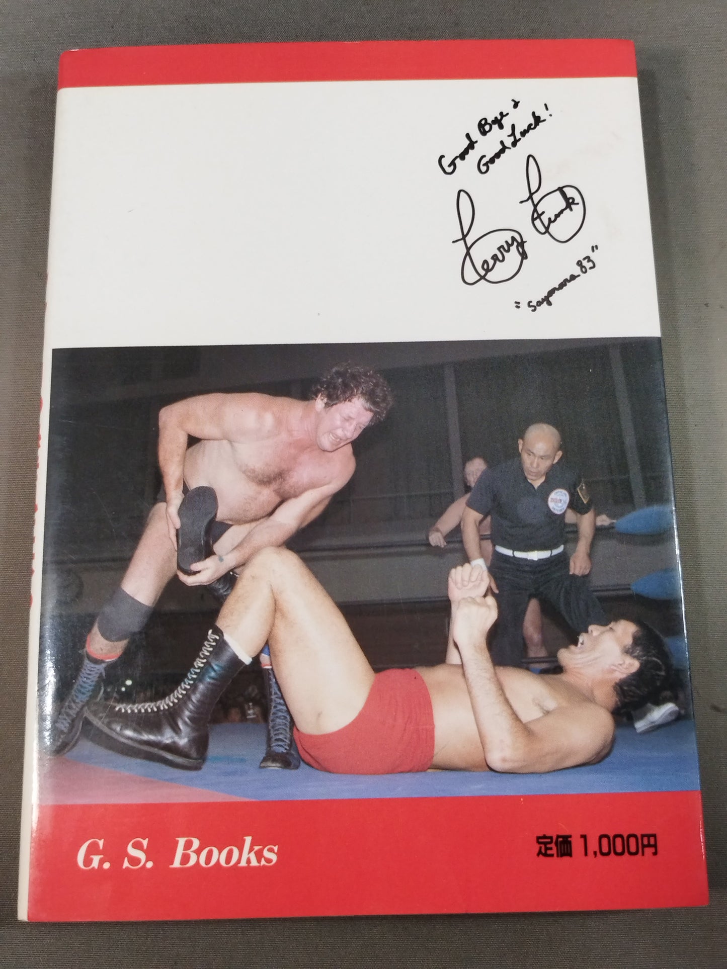 【hand signed autograph】 Goodbye Japan friends! I'm going to be the hot wind of Amarillo