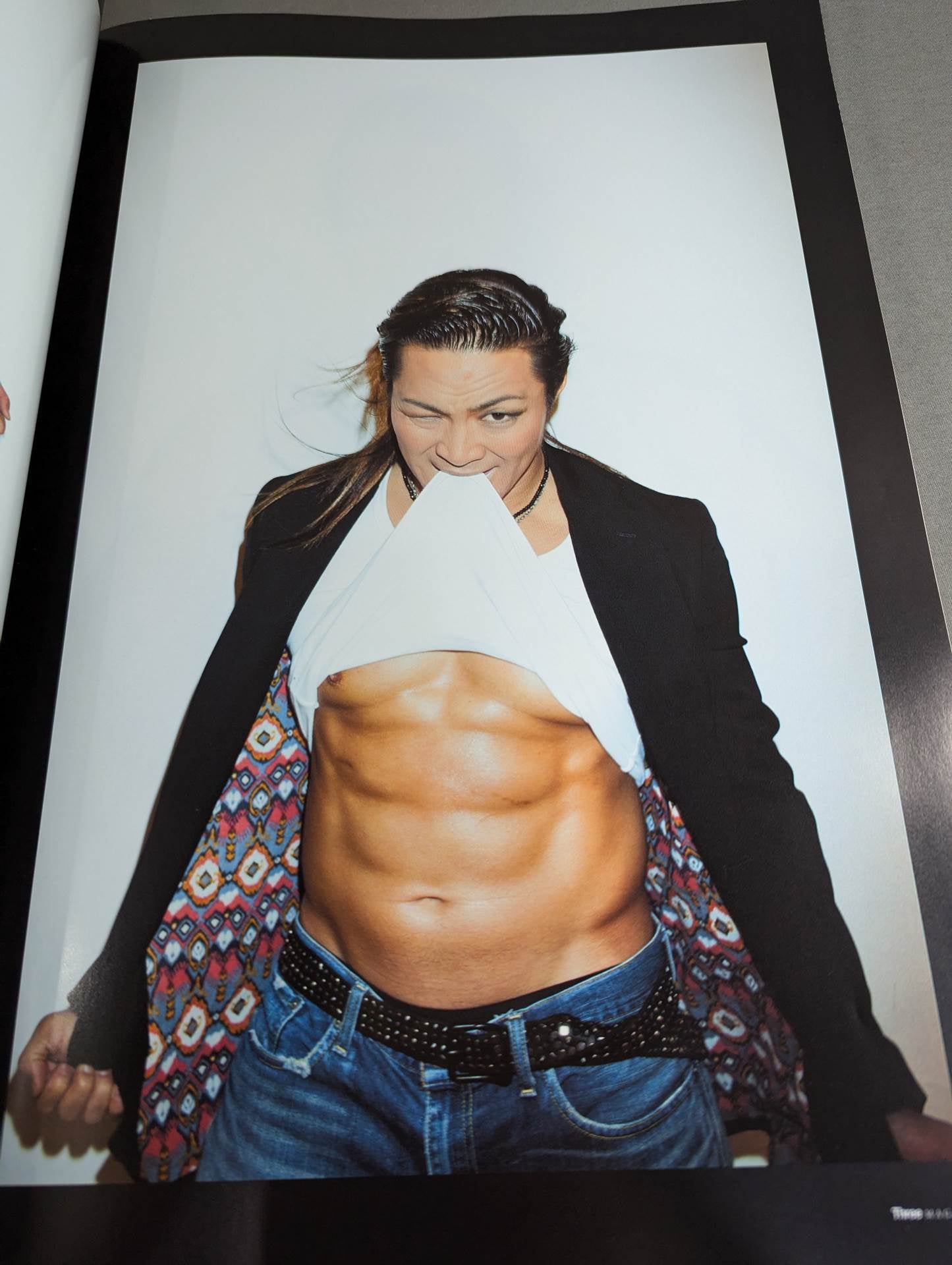 Three MAGAZINE Vol.1 (Tanahashi cover ver.)