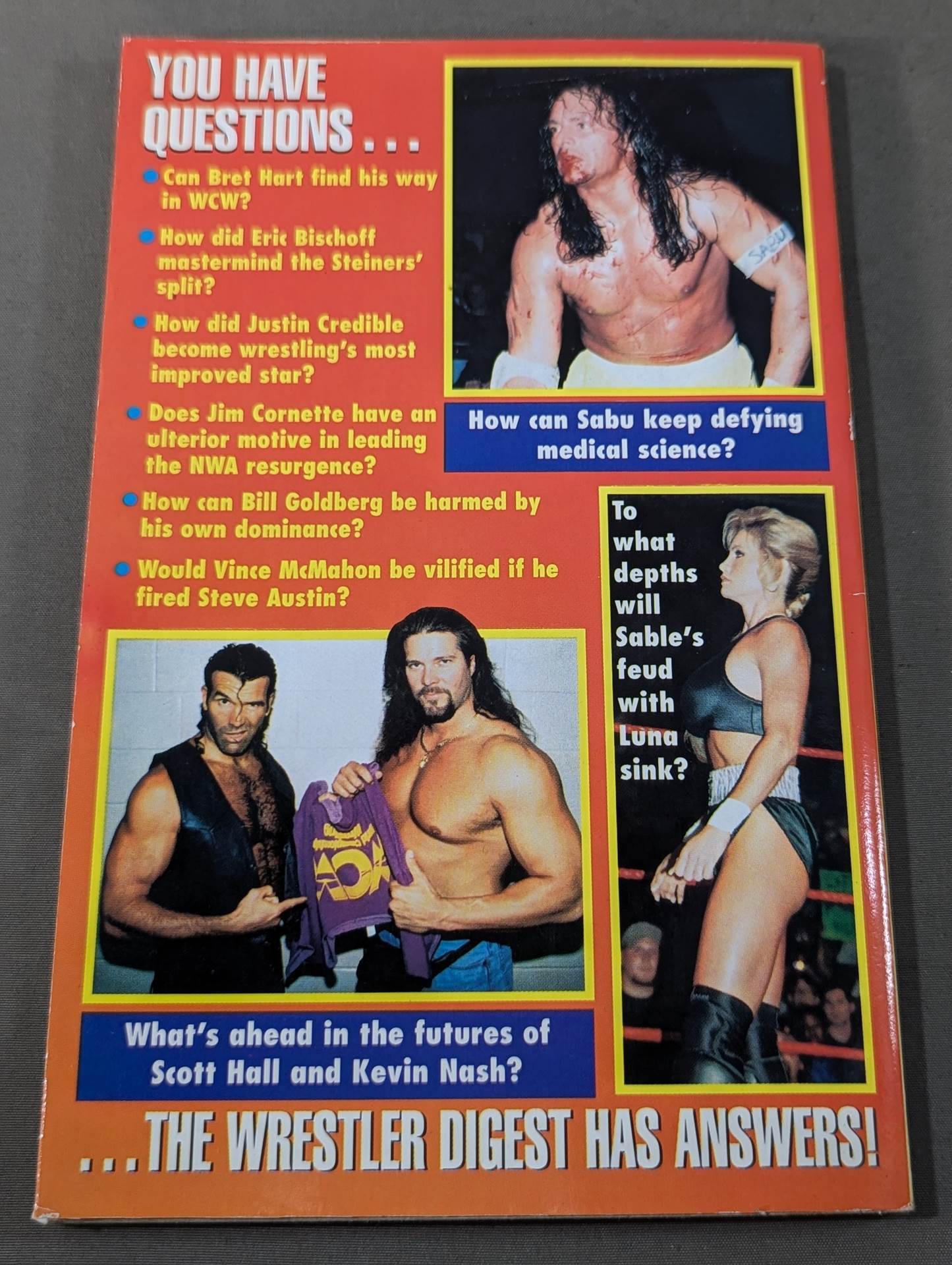 THE WRESTLER DIGEST FALL 1998