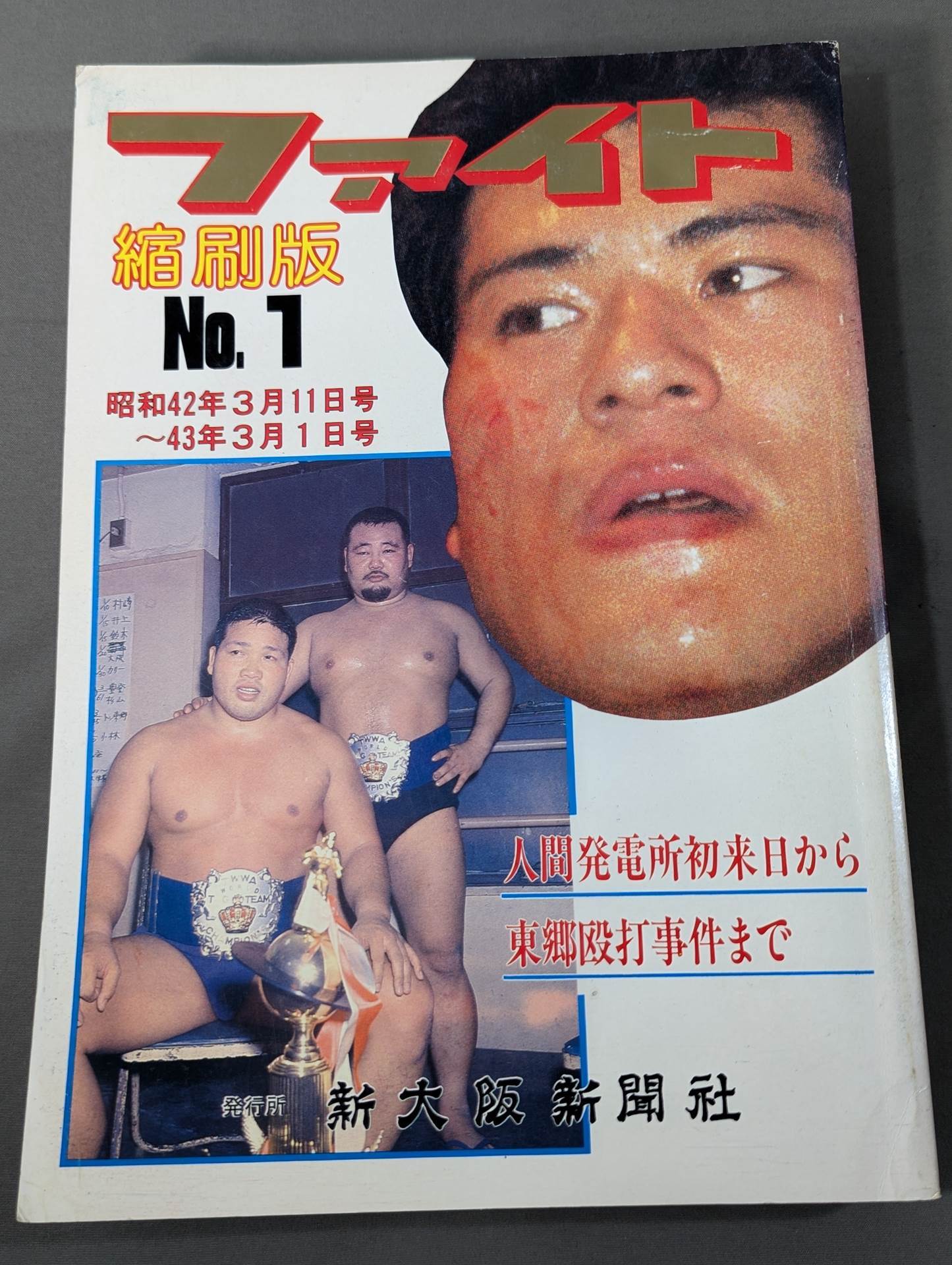 プロレス/ファイト縮刷版昭和42年3月11日～43年3月１日号(新大阪新聞社) プロレス/ファイト縮刷版昭和42年3月11日～43年3月1