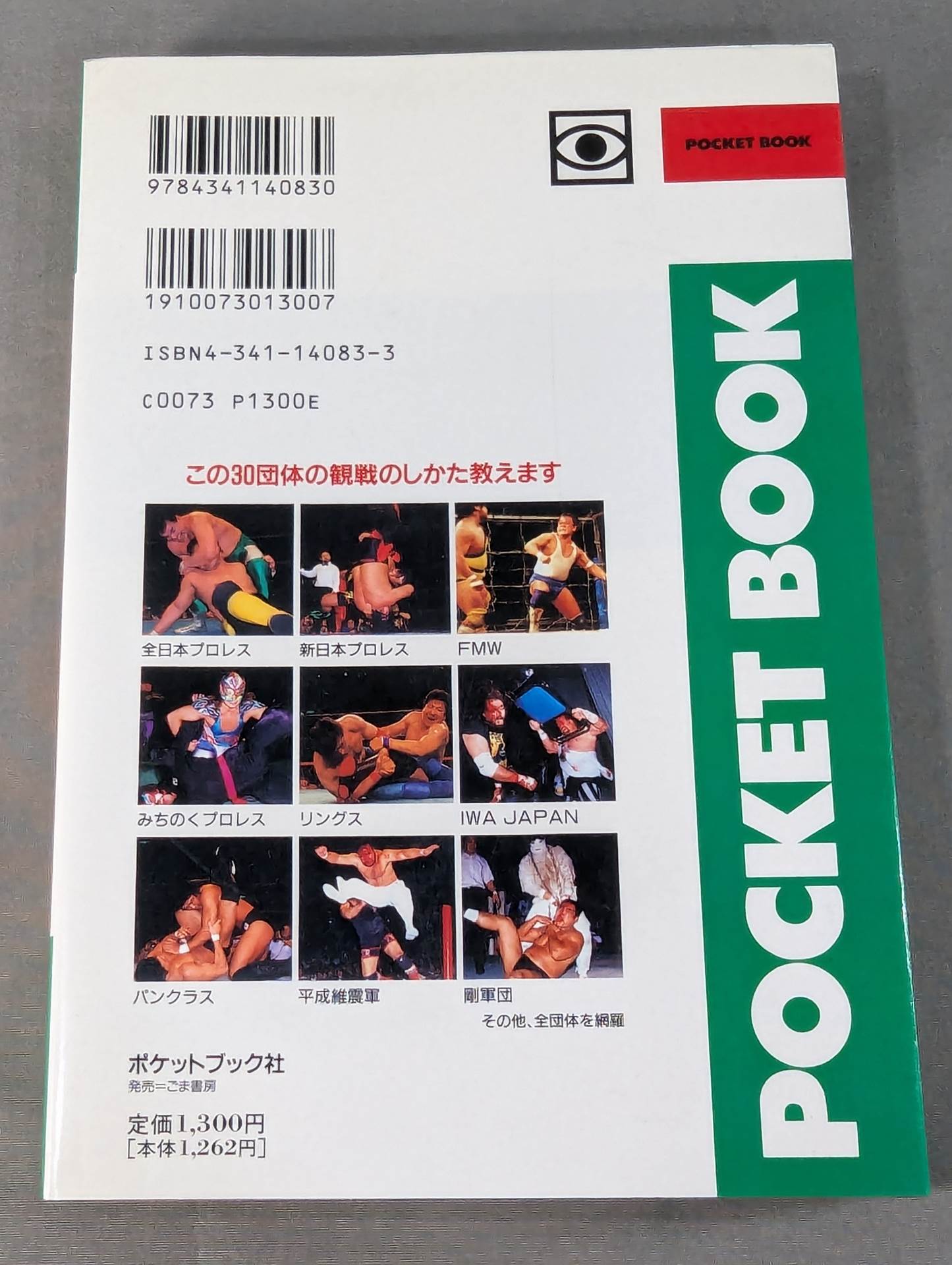 Pocket Book 83 Heisei Pro Wrestling 30 How to read and read promotion