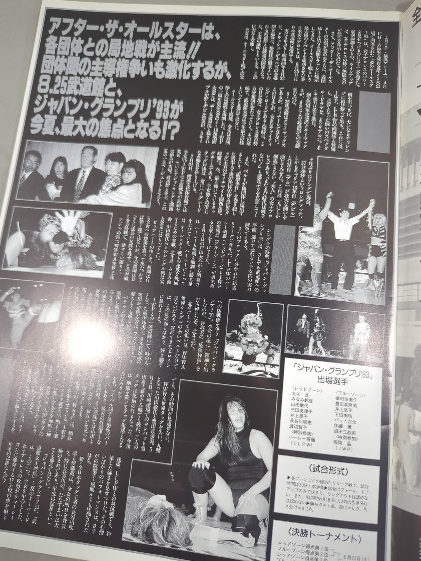 リングスターPROGRAM / 1993 SUMMER SPECIAL