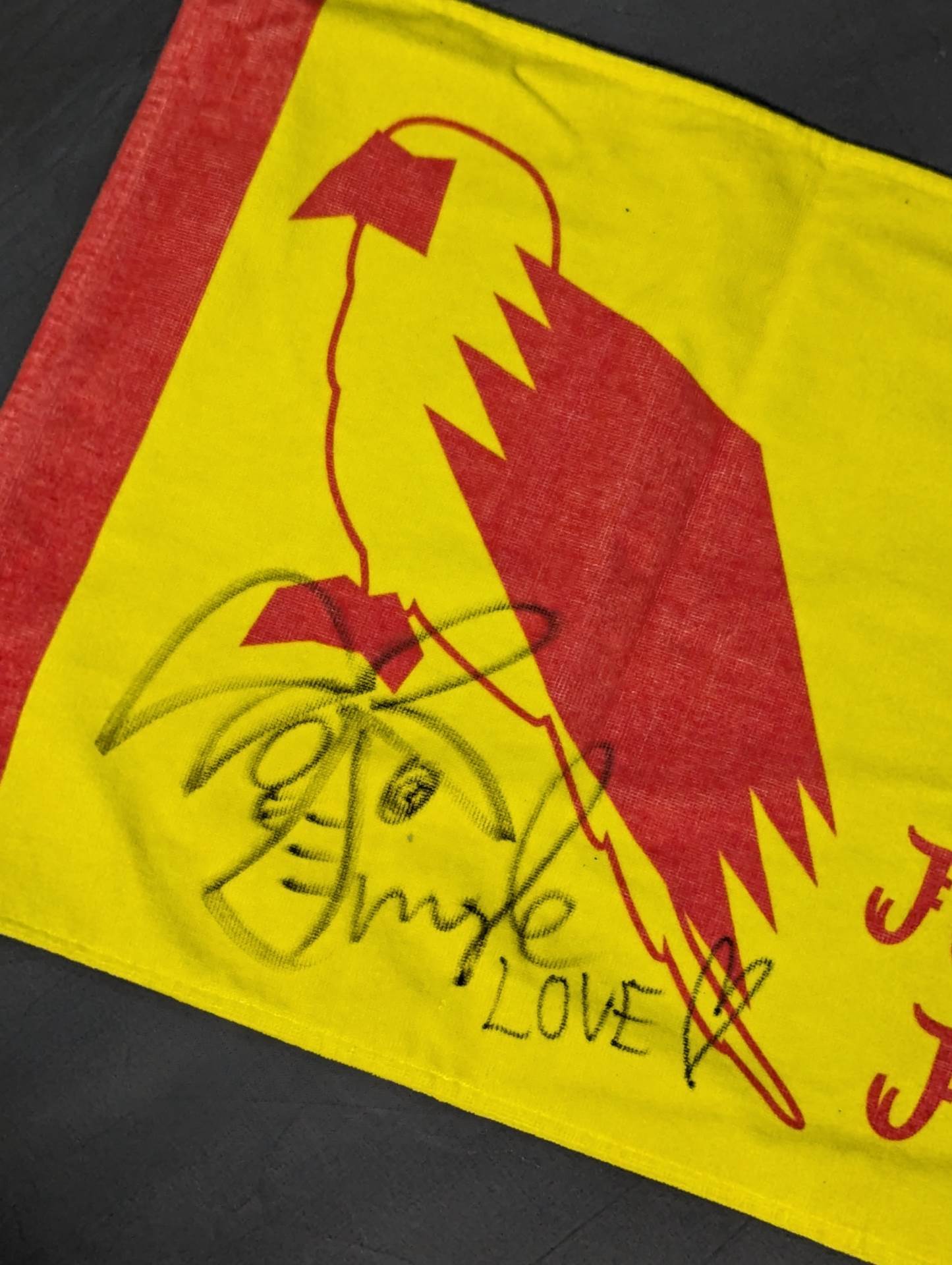 【hand signed autograph】 Jungle Kyona JAN Face Towel