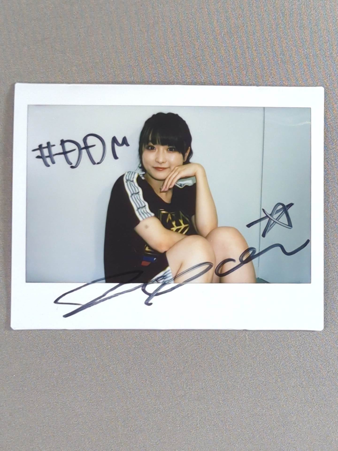 NATSUPOI hand signed autograph Cheki(F-9)