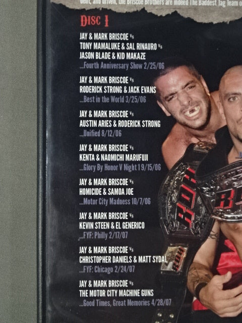 ROH THE BRISCOE BROTHERS/THE BADDEST TAG TEAM ON THE PLANET