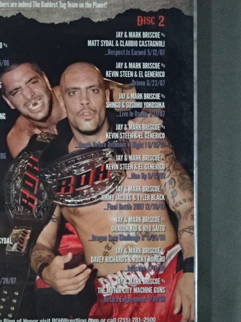 ROH THE BRISCOE BROTHERS/THE BADDEST TAG TEAM ON THE PLANET