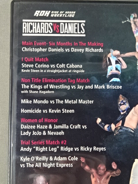 ROH RICHARDS vs. DANIELS