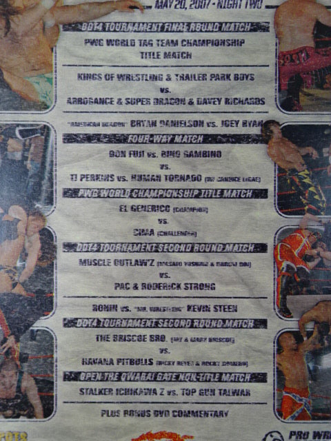 PWG DYNAMITE DUUMVIRATE TAG TEAM TITLE TOURNAMENT Night.2