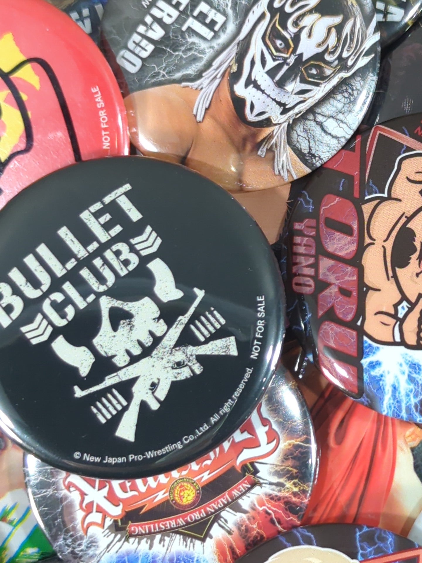 新日本プロレス 缶バッジいろいろセット
