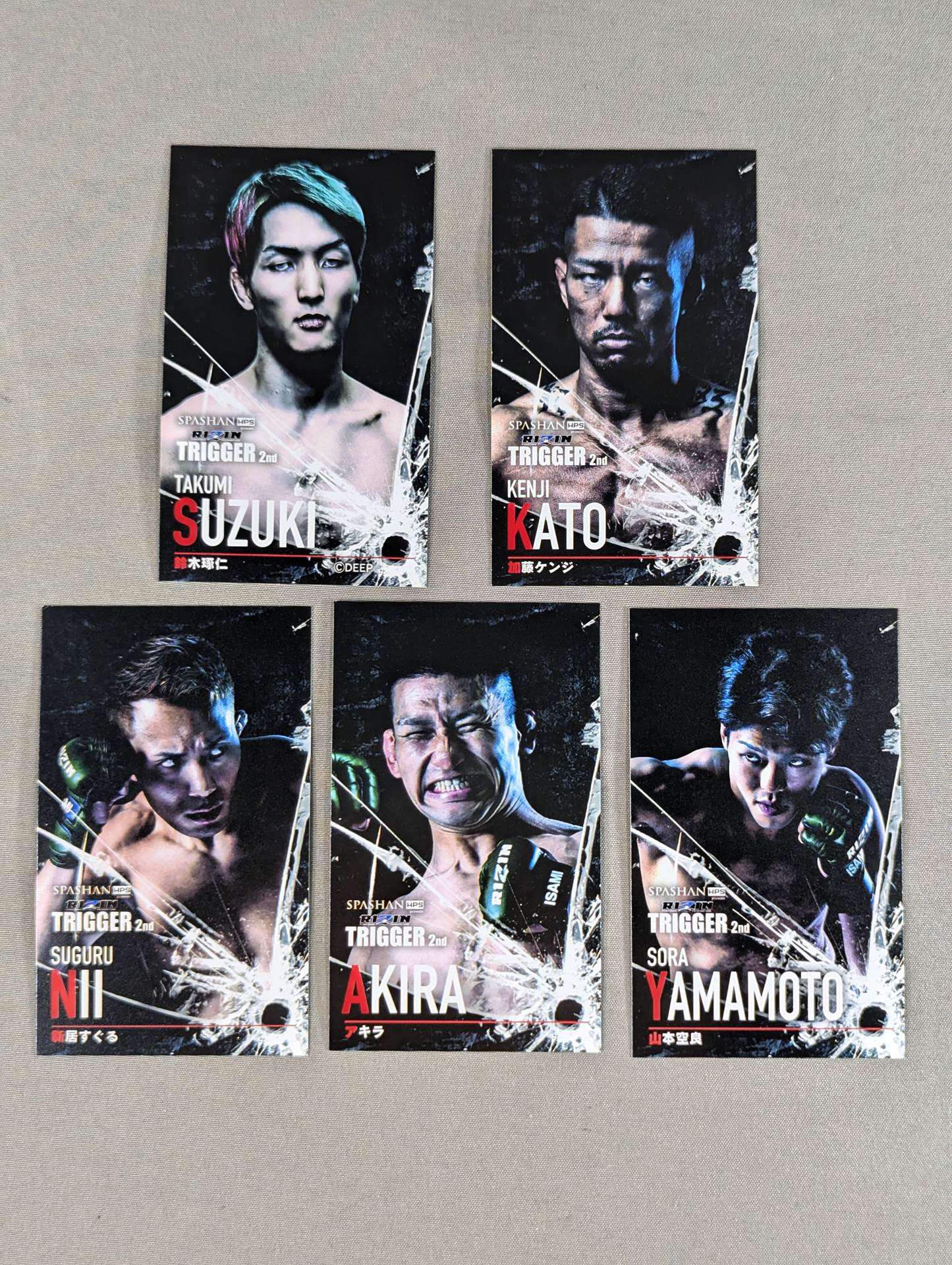 RIZIN TRIGGER 2nd 名刺カードセット