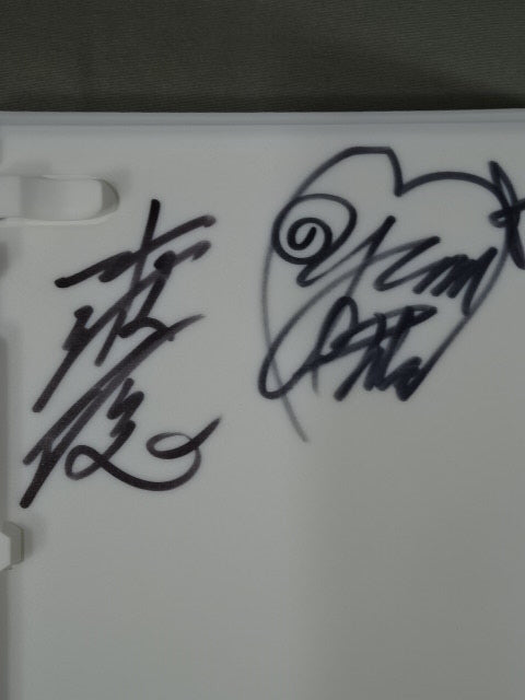 [2 fighters hand signed autograph 】Pro-wrestling WAVE Maniacs 11 / 2011.12.11-2012.1.17
