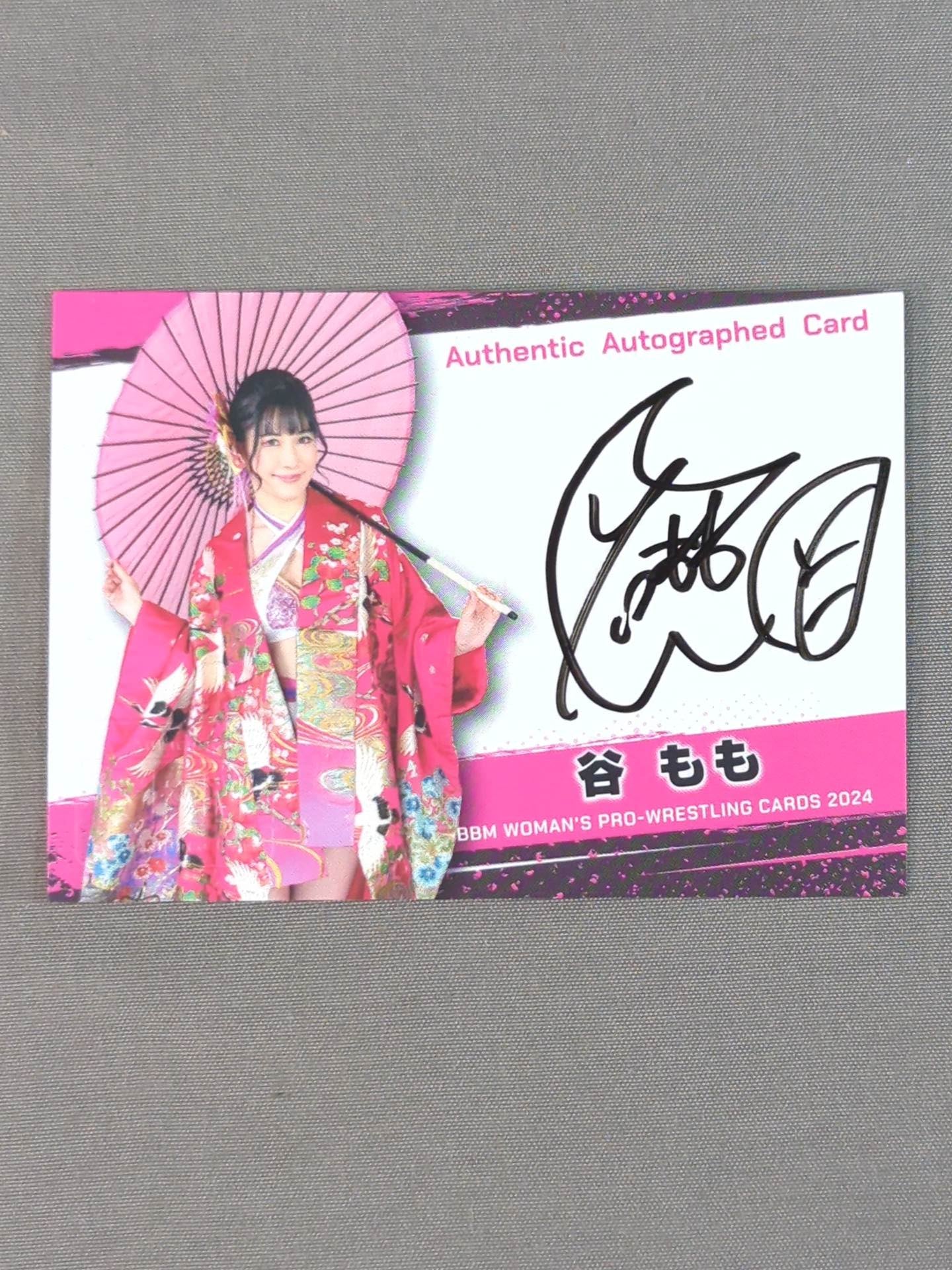 2024 BBM Tani Momo Official autographed card